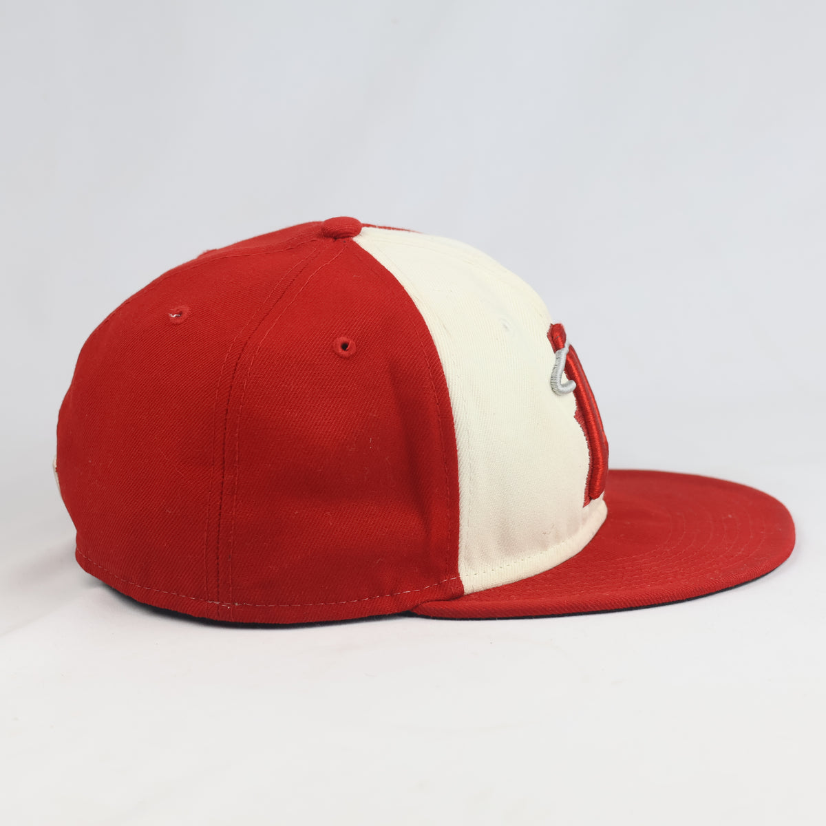 Thrifted  New Era 59FIFTY LA Angels Red Fitted Cap Size 7 5/8 (60.6 cm) | 10891