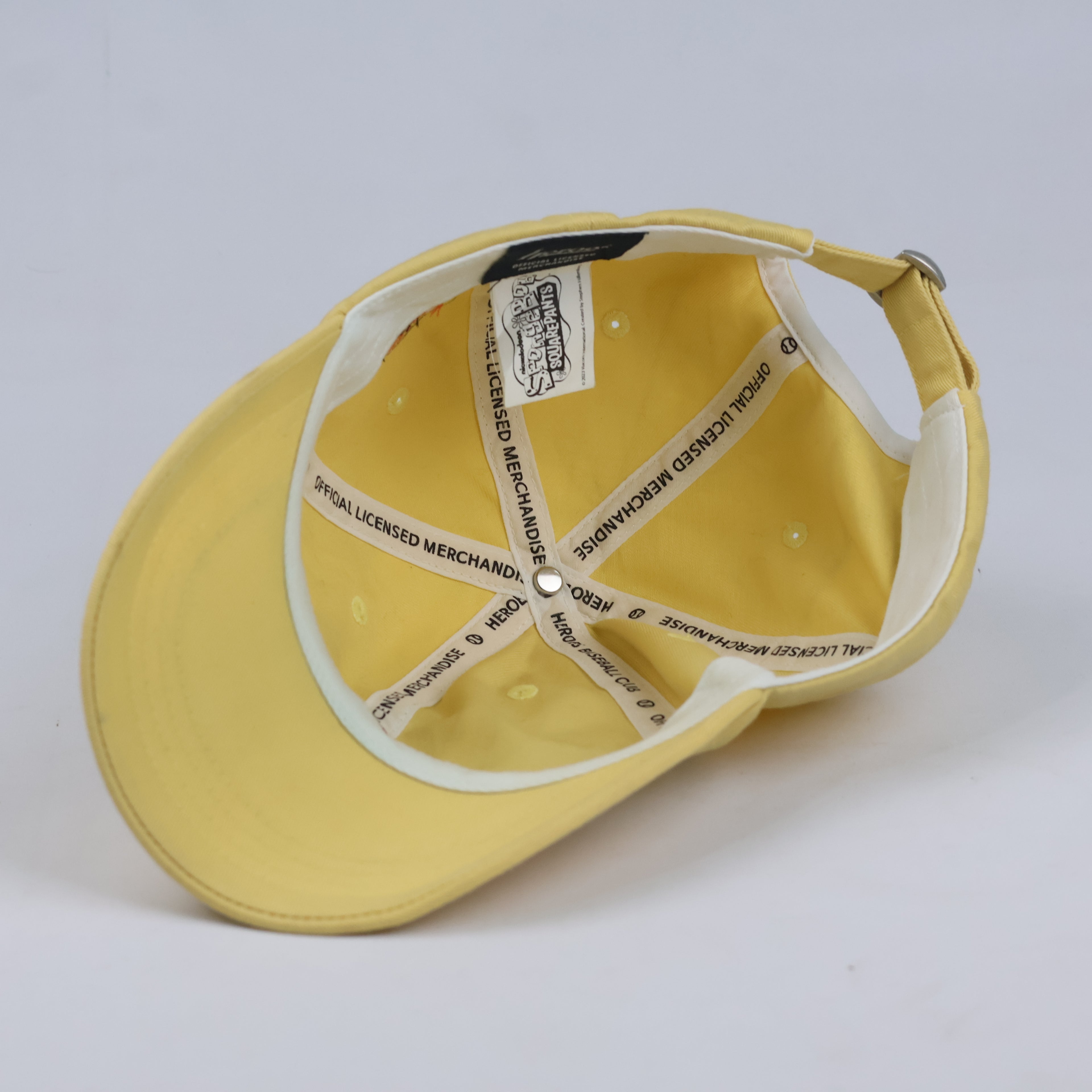Vintage Heroes x SpongeBob SquarePants Yellow Baseball Cap - Size 58-60cm