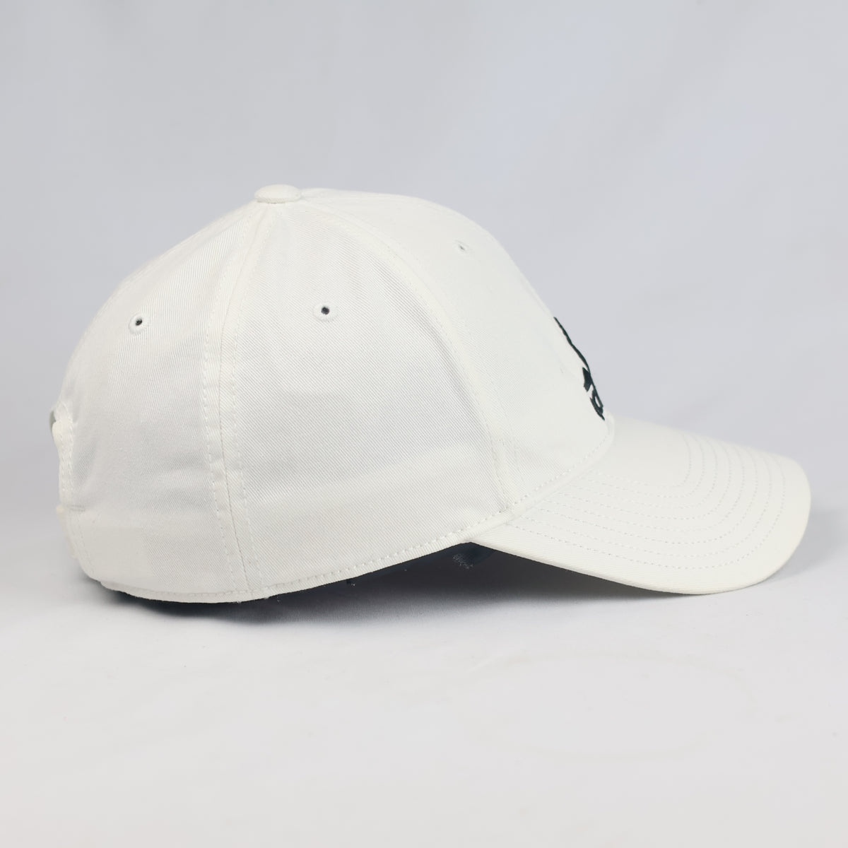 Thrifted Adidas White Cotton Sportswear Cap (Size 57–59 cm)  10898