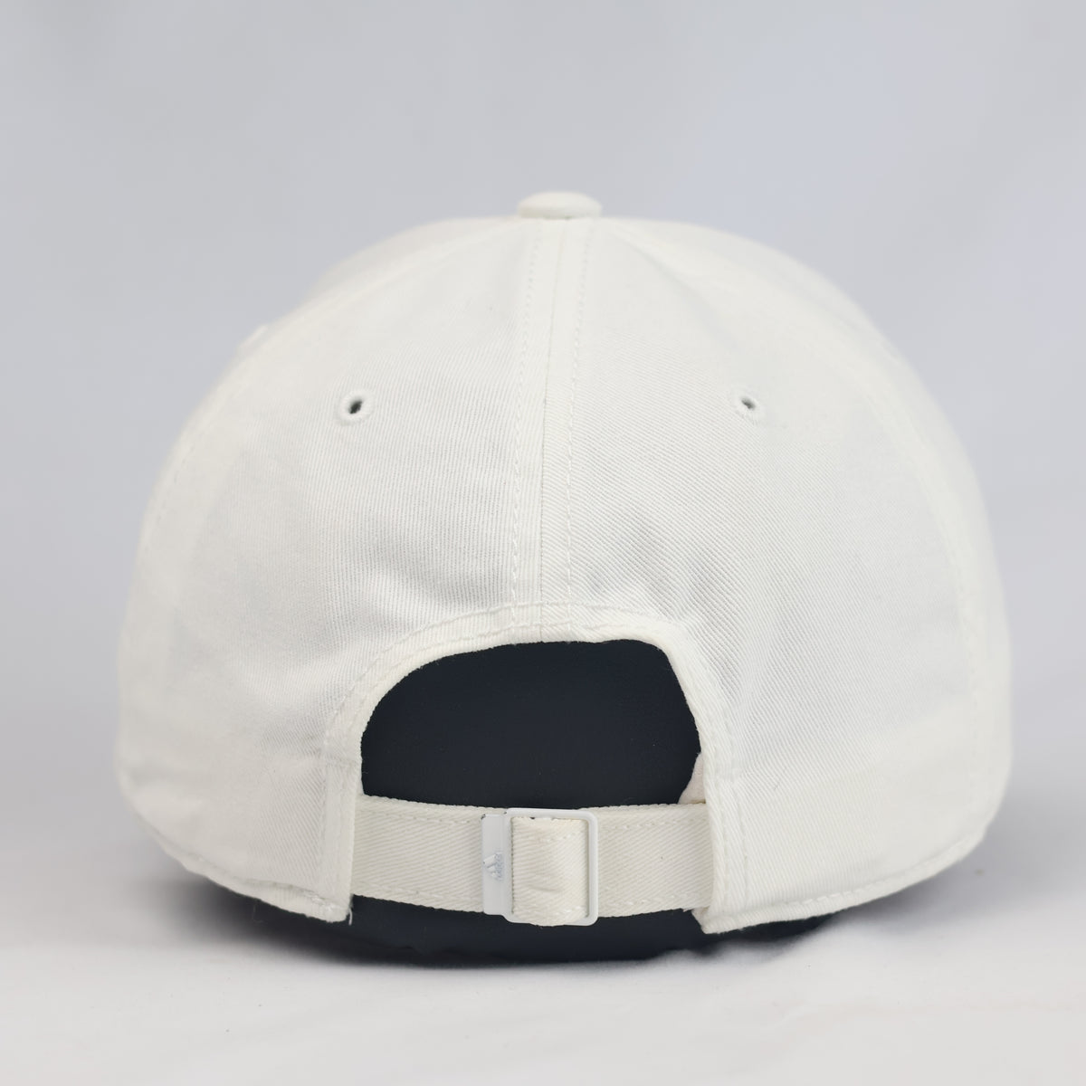 Thrifted Adidas White Cotton Sportswear Cap (Size 57–59 cm)  10898