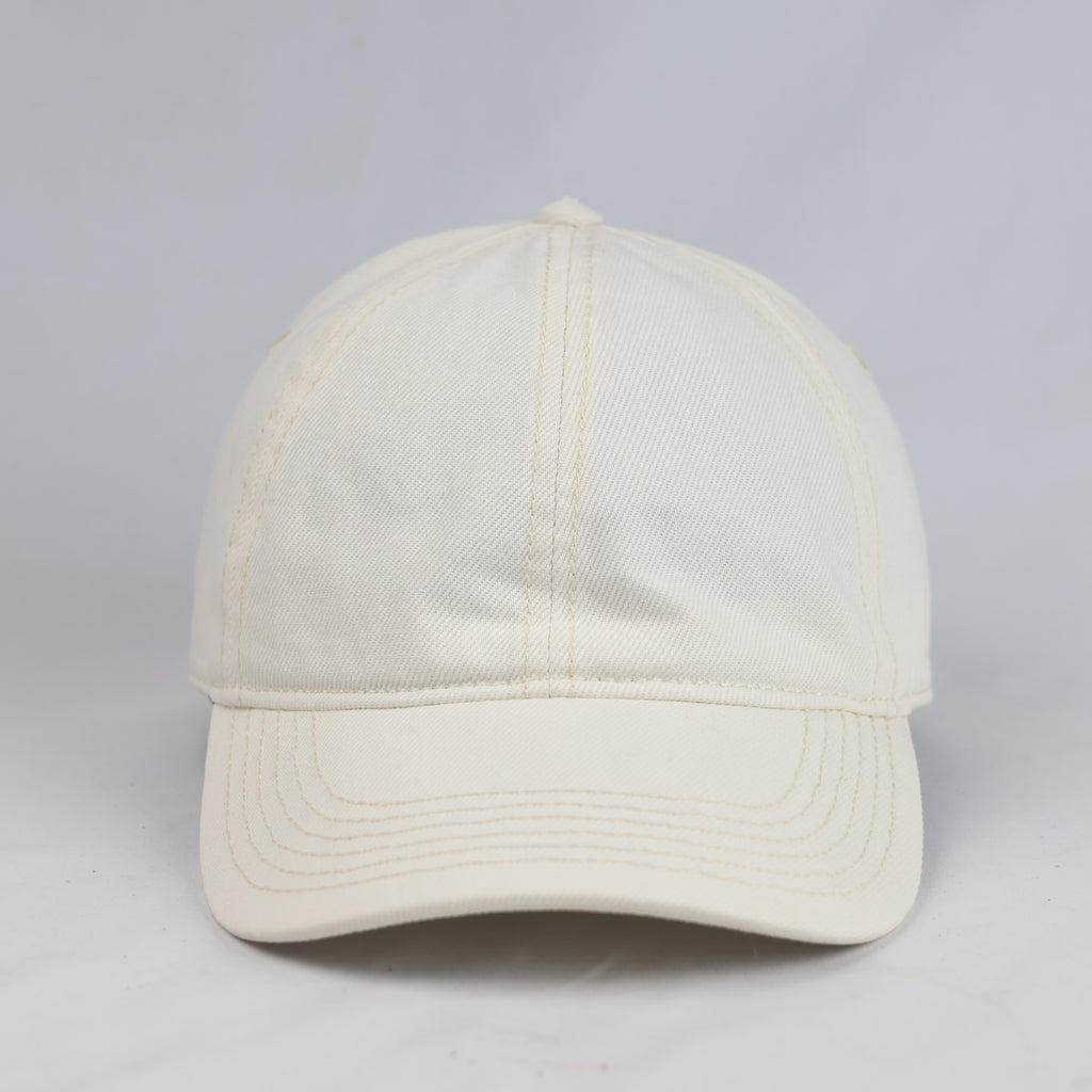Thrifted Beige Blank Hat by H&M - 6-Panel Adjustable Cap 56-58cm | 10995