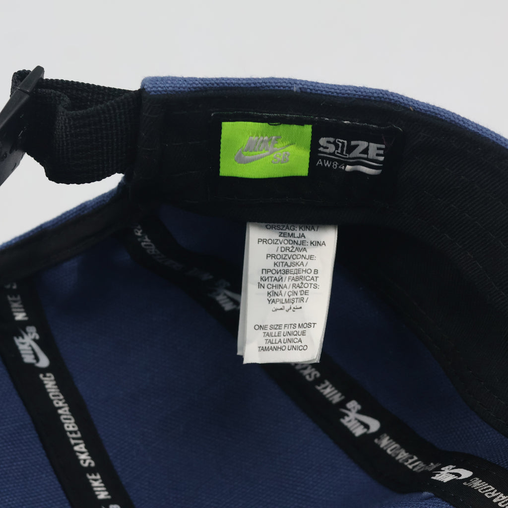 Thrifted Nike SB AW84 Blue Strapback Camper Hat - Size 57-59cm