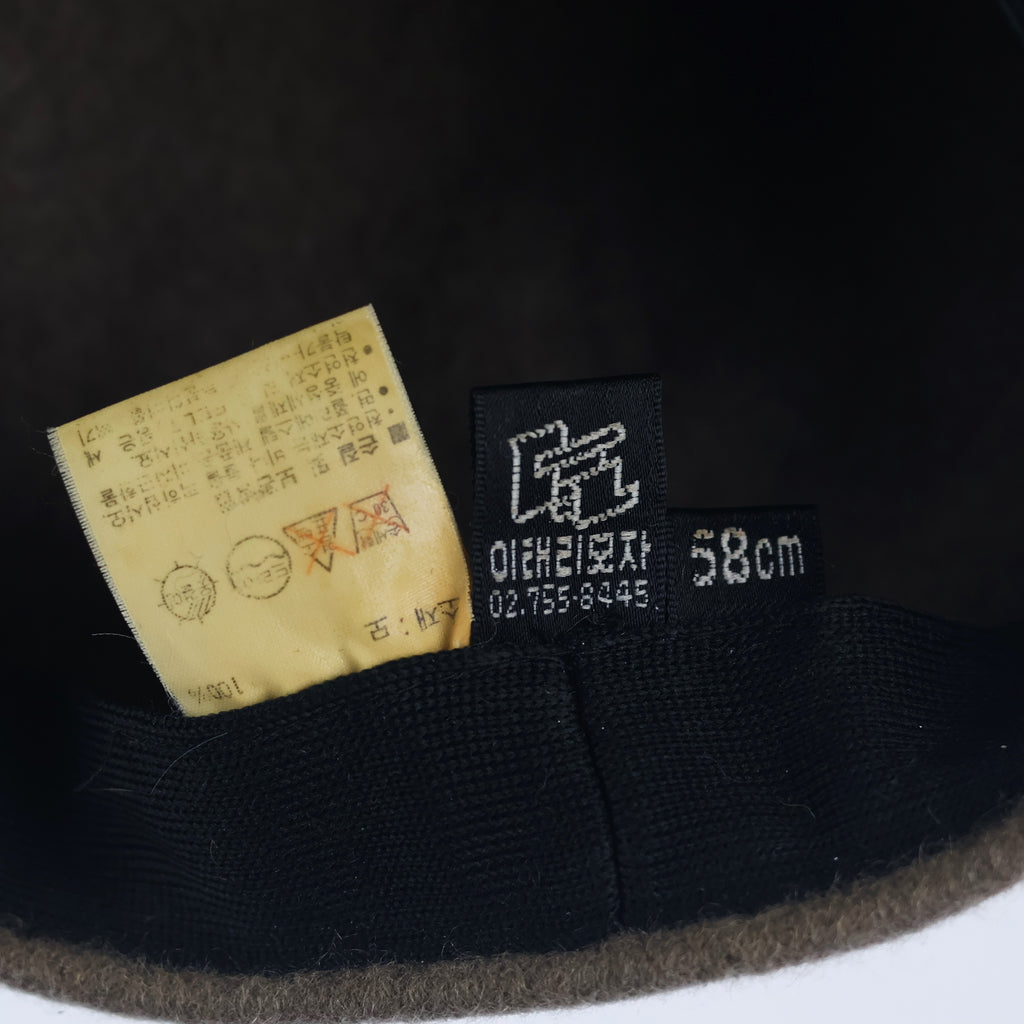 Made in Korea Premium Woolen Thrifted Beanie - Authentic K-Fashion Hat (58 cm)