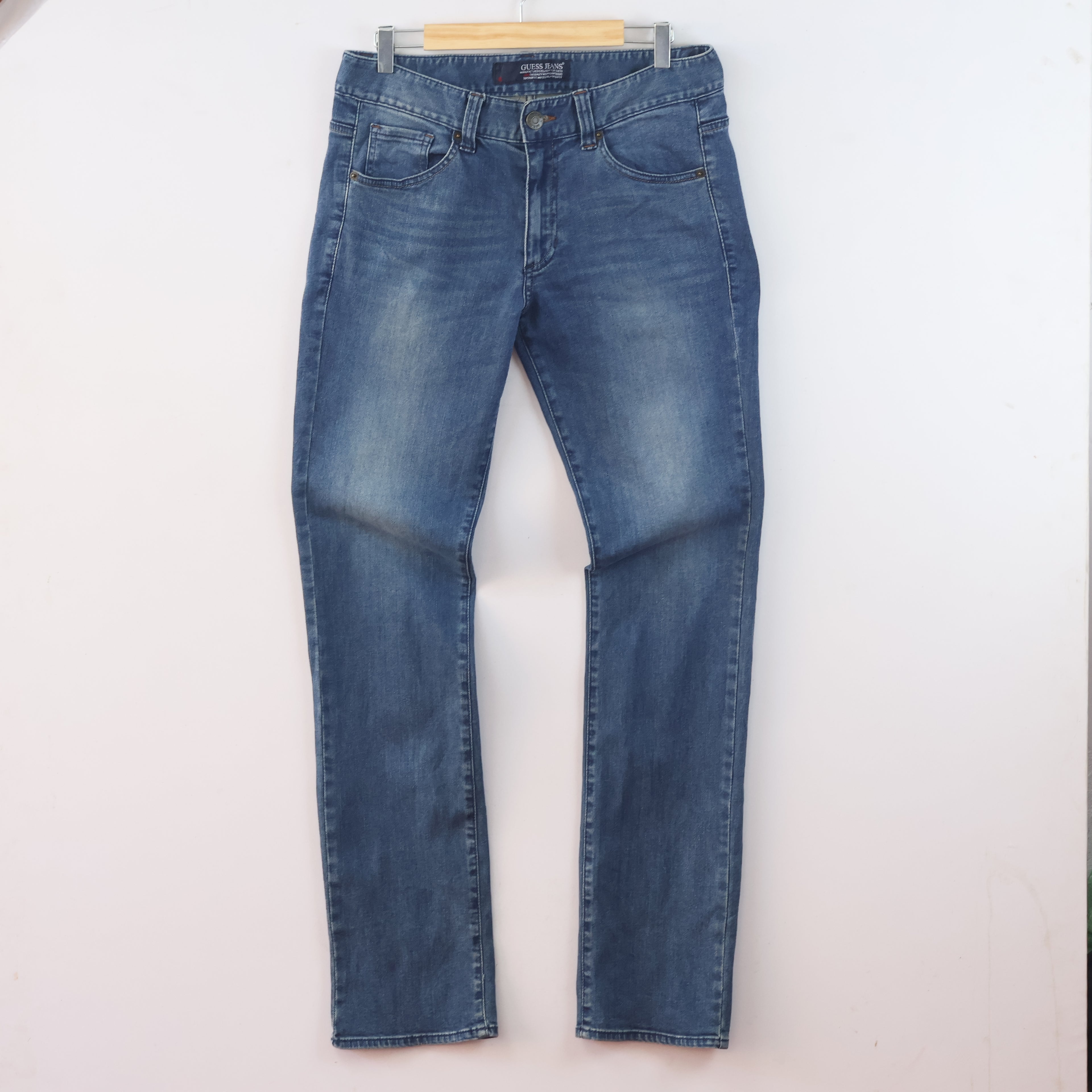 Thrifted Men's Guess Wash Denim Trousers Waist:32/ J1093