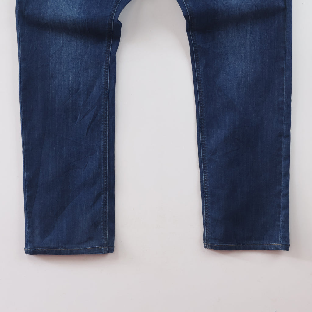 Thrifted Men's Gabba Dark Blue Slim Denim Trousers Waist:32/ J1094