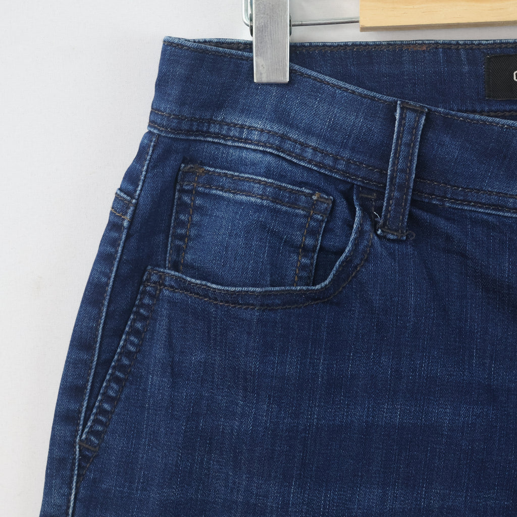 Thrifted Men's Gabba Dark Blue Slim Denim Trousers Waist:32/ J1094