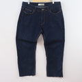 Thrifted Men's NII Indigo Denim Dark Blue Trousers Waist: 38/ J1095