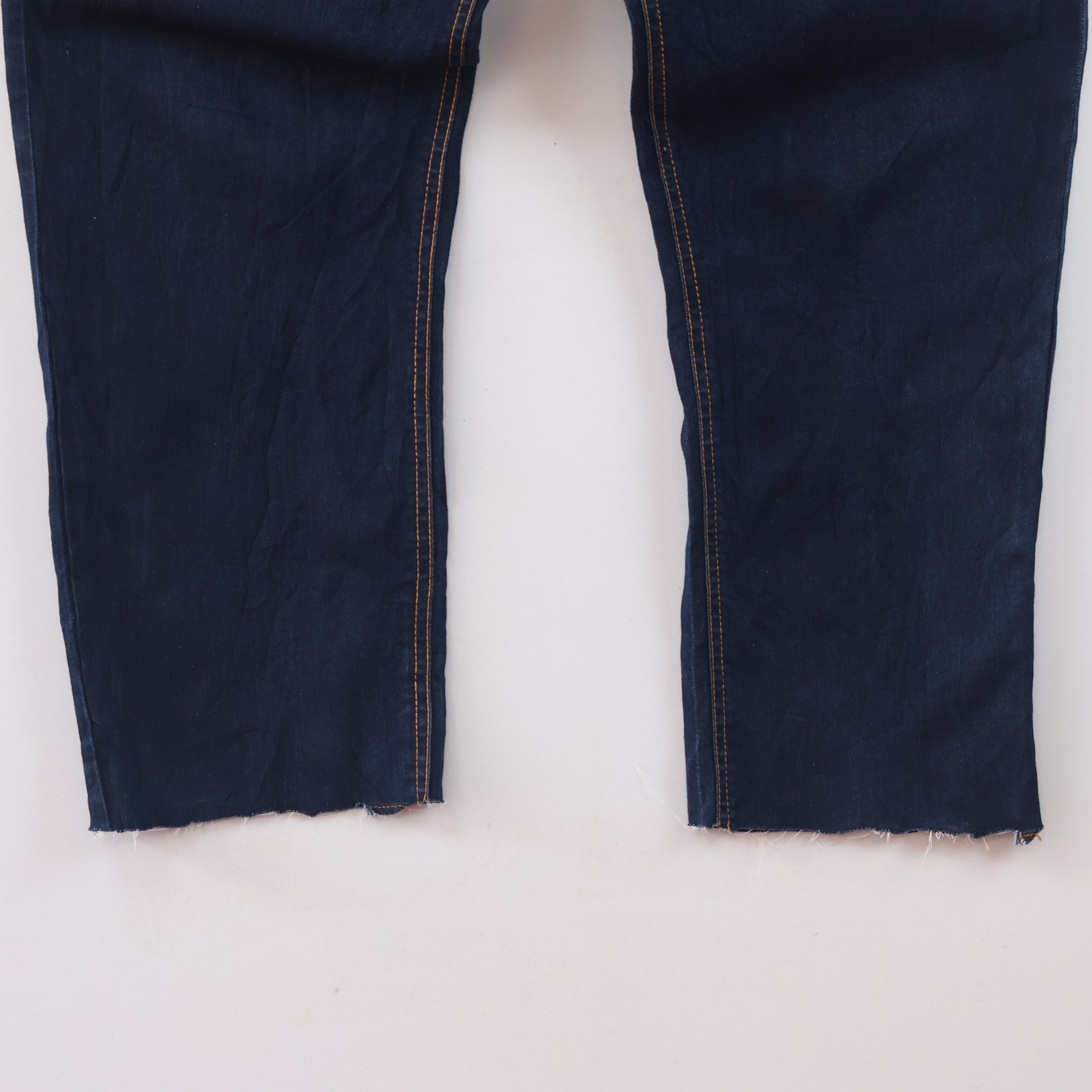 Thrifted Men's NII Indigo Denim Dark Blue Trousers Waist: 38/ J1095