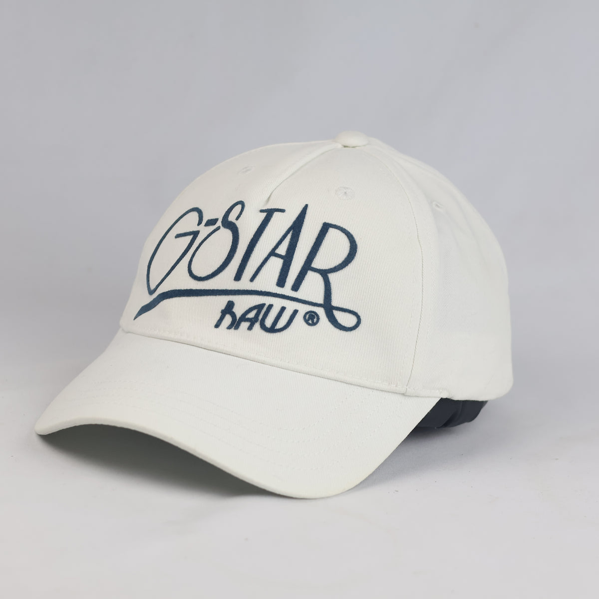 Thrifted Classic White G-Star RAW Logo Cap - Adjustable Winter-Ready Fit 57-59cm |10997