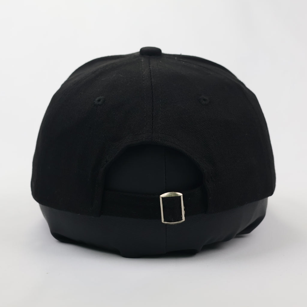 Vintage Black "CHALLENGE" Minimalist Baseball Cap - 54-56cm