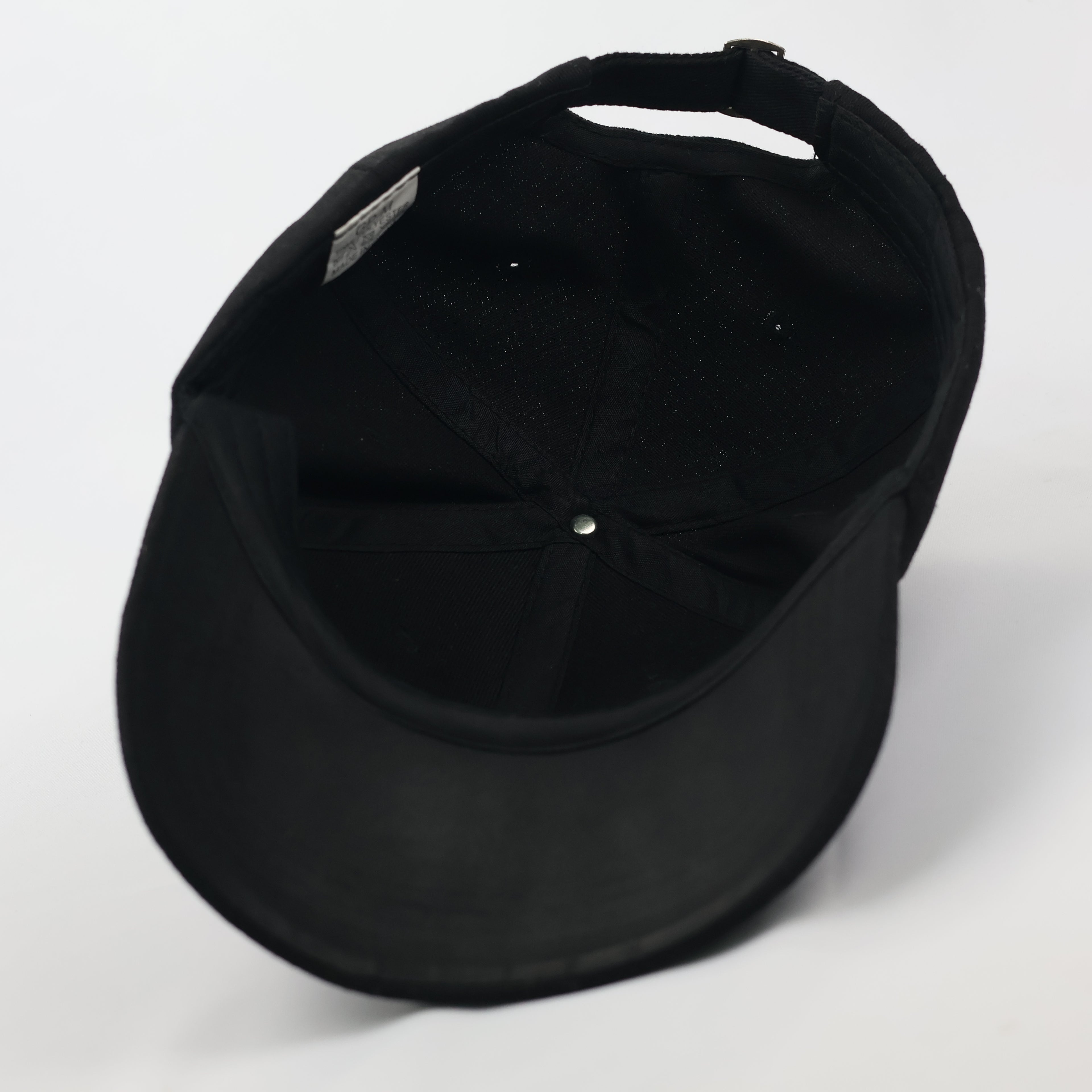 Vintage Black "CHALLENGE" Minimalist Baseball Cap - 54-56cm