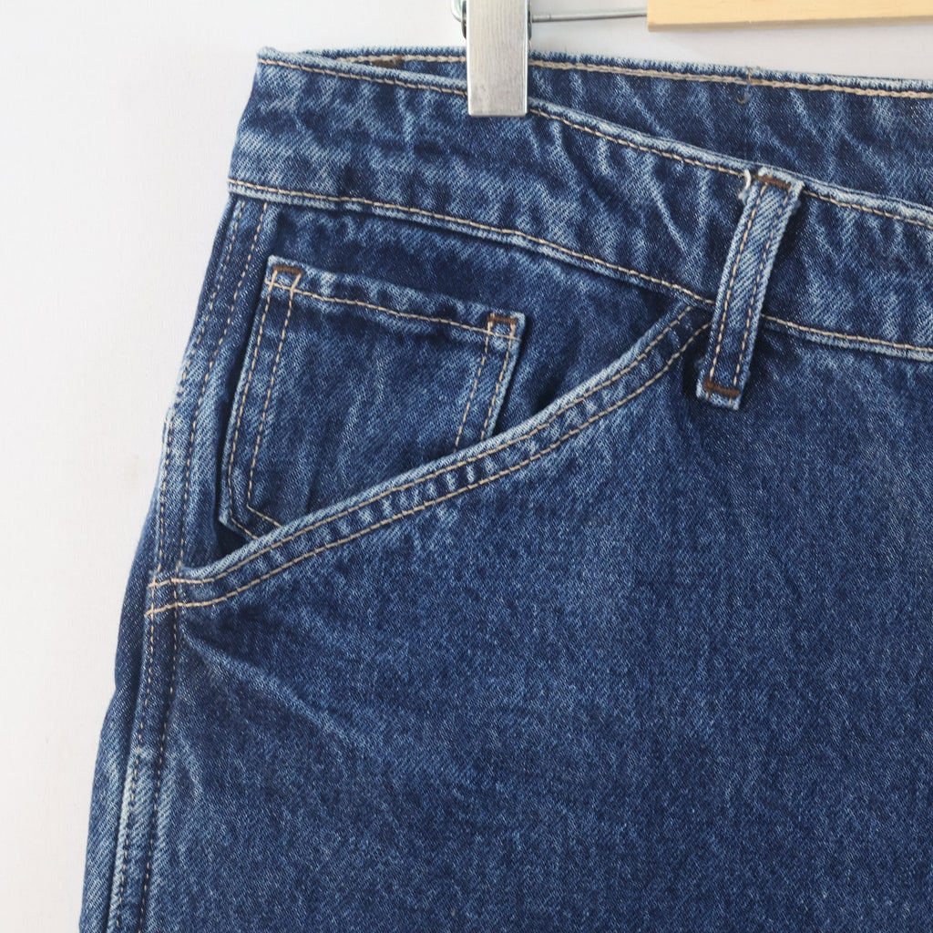 Thrifted Men's Mango Casual Dark Wash Denim Waist: 36/ J1096