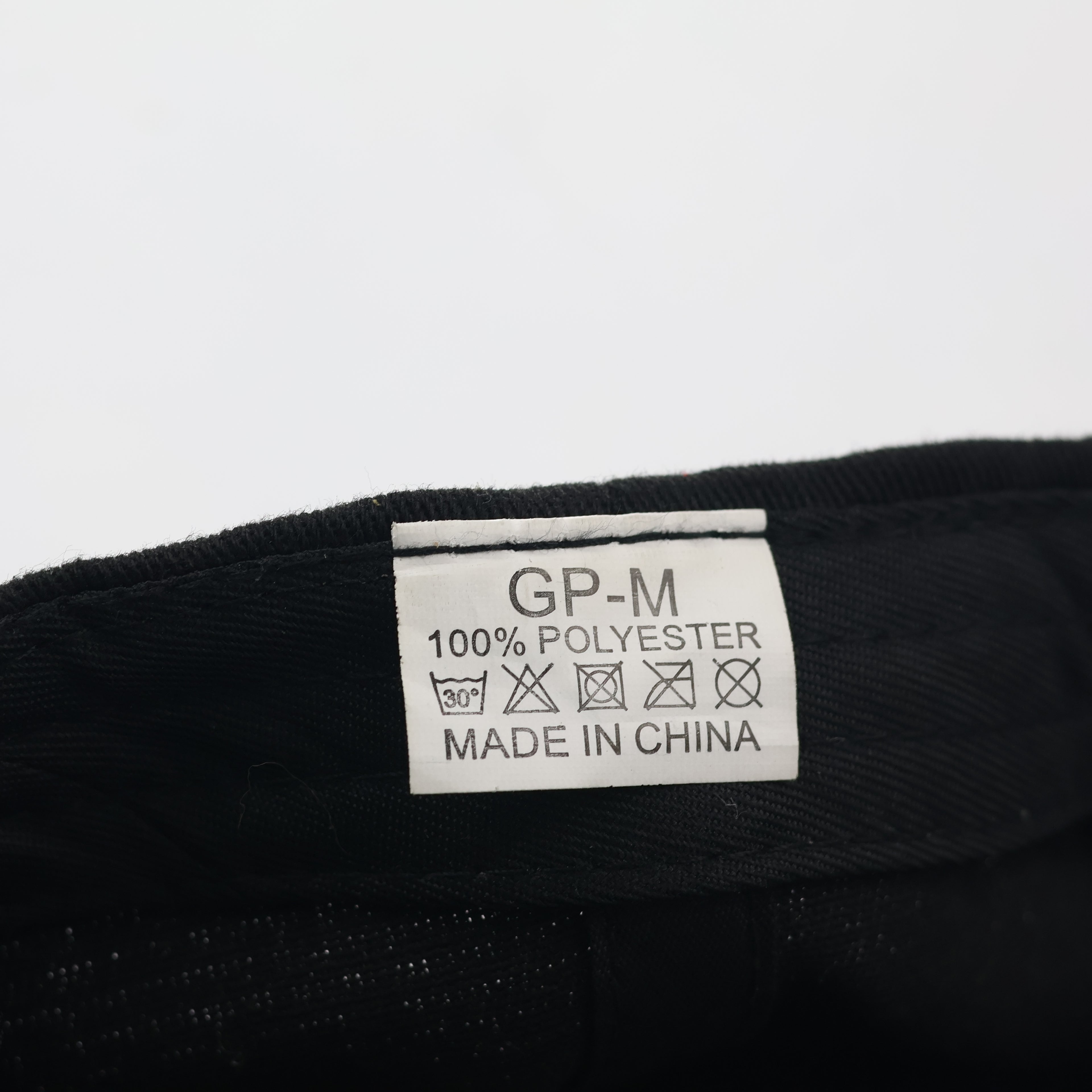 Vintage Black "CHALLENGE" Minimalist Baseball Cap - 54-56cm