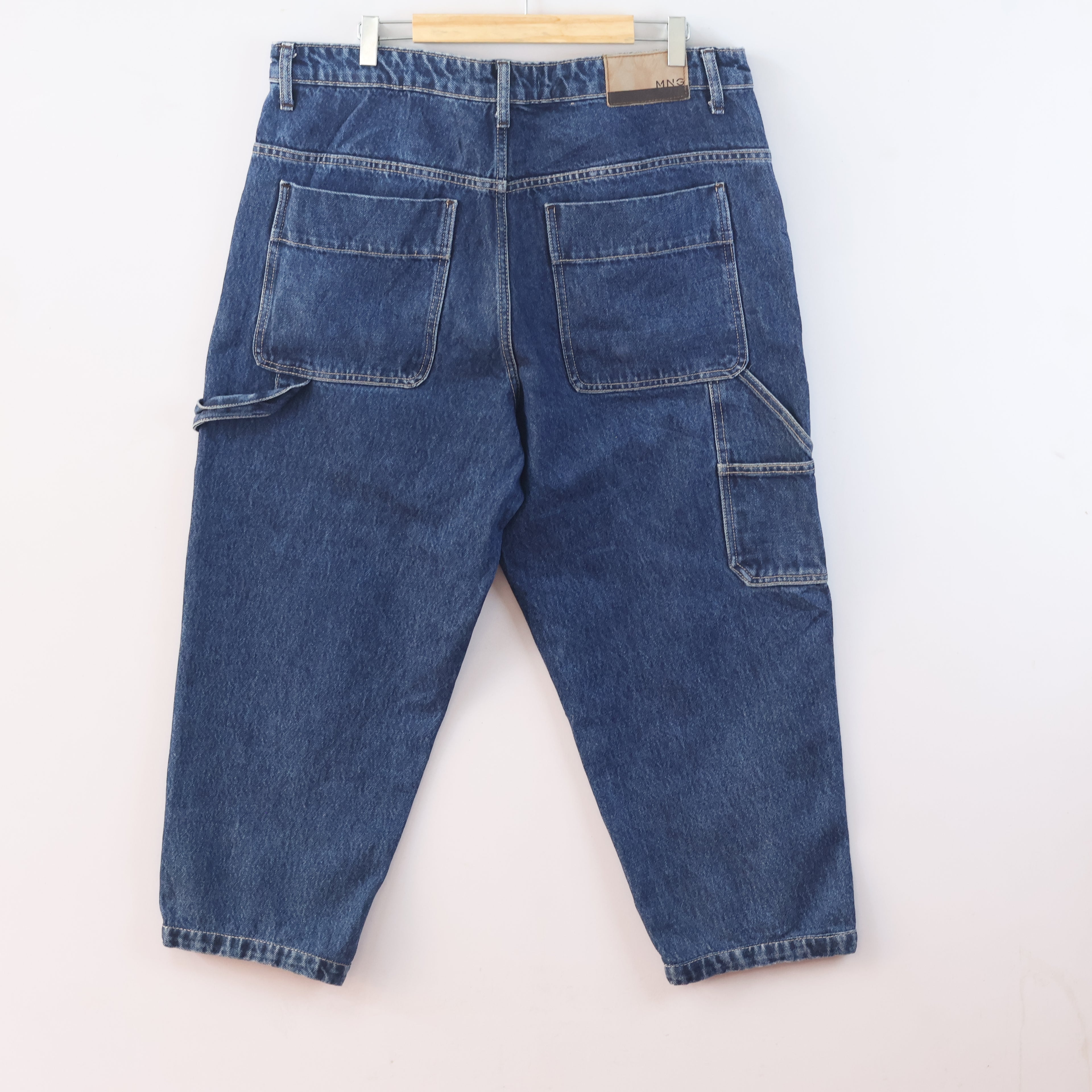 Thrifted Men's Mango Casual Dark Wash Denim Waist: 36/ J1096