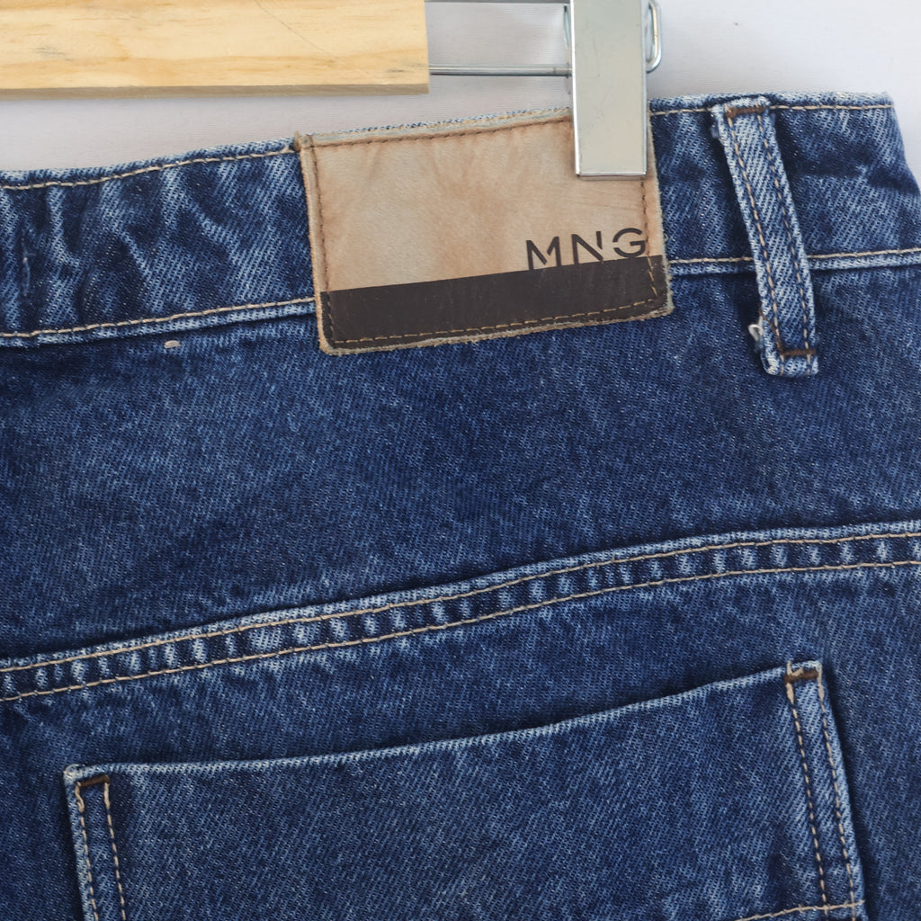 Thrifted Men's Mango Casual Dark Wash Denim Waist: 36/ J1096