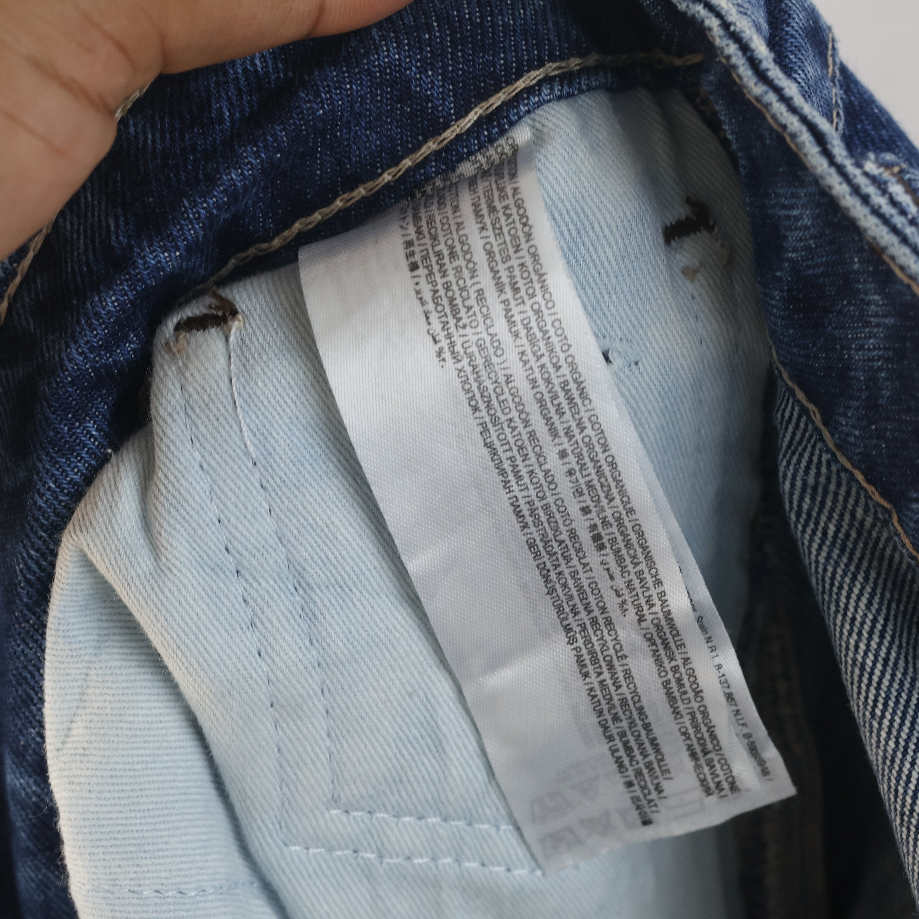 Thrifted Men's Mango Casual Dark Wash Denim Waist: 36/ J1096
