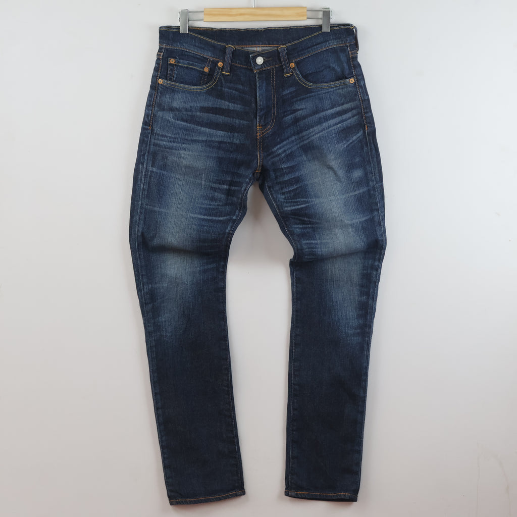 Thrifted Levi's 510 Dark Blue Skinny Denim Waist: 32/ J1097