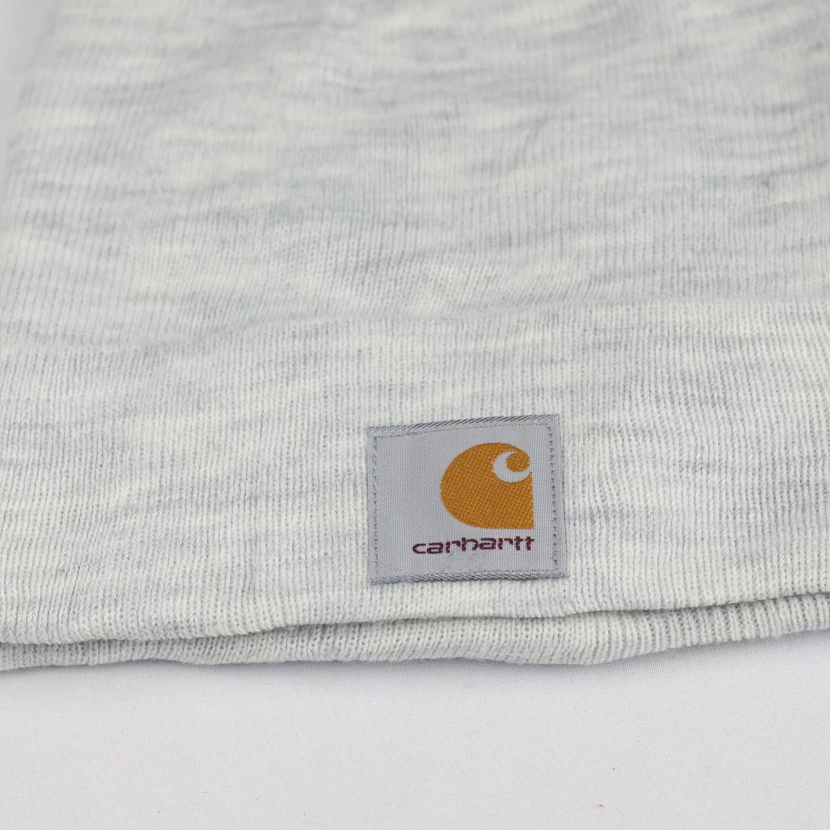 Thrifted Carhartt Knit Watch Hat Grey Heather Beanie (One Size Fits All)