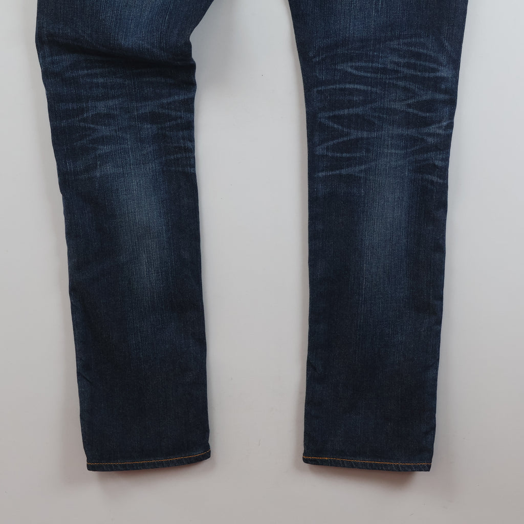 Thrifted Levi's 510 Dark Blue Skinny Denim Waist: 32/ J1097