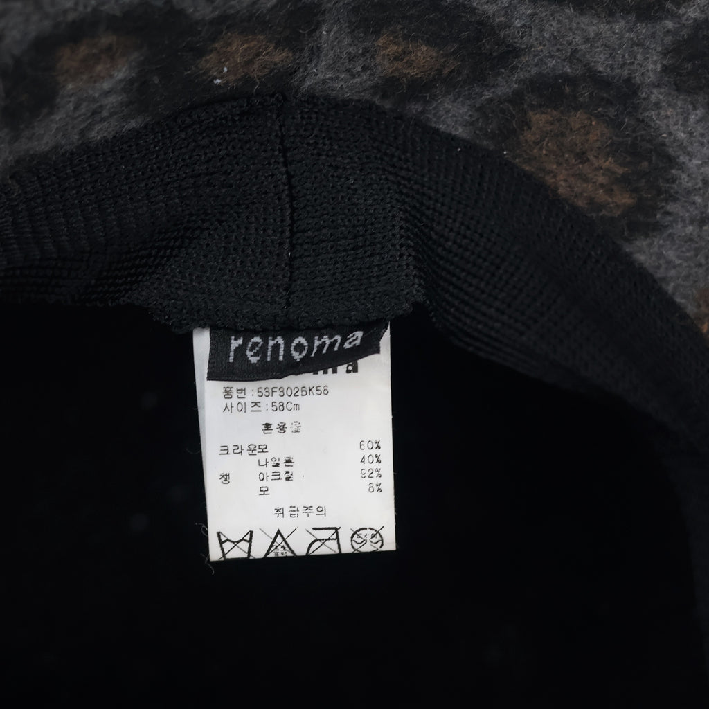 Renoma Paris Women's Wool Beanie - Vintage Designer Winter Hat