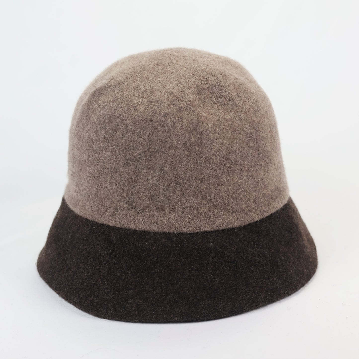 Women’s Premium Brown Wool Beanie - Warm Natural Knit Hat