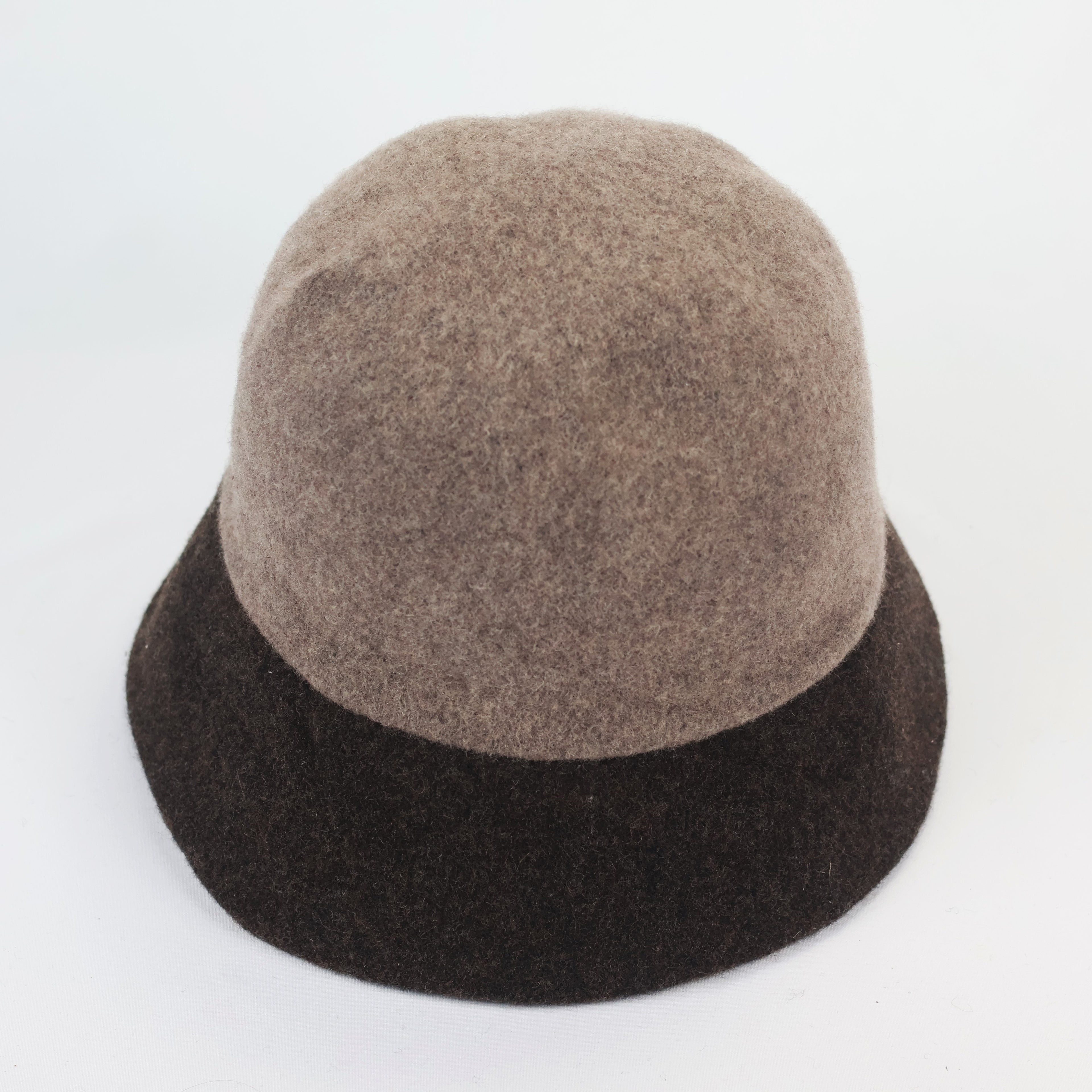 Women’s Premium Brown Wool Beanie - Warm Natural Knit Hat