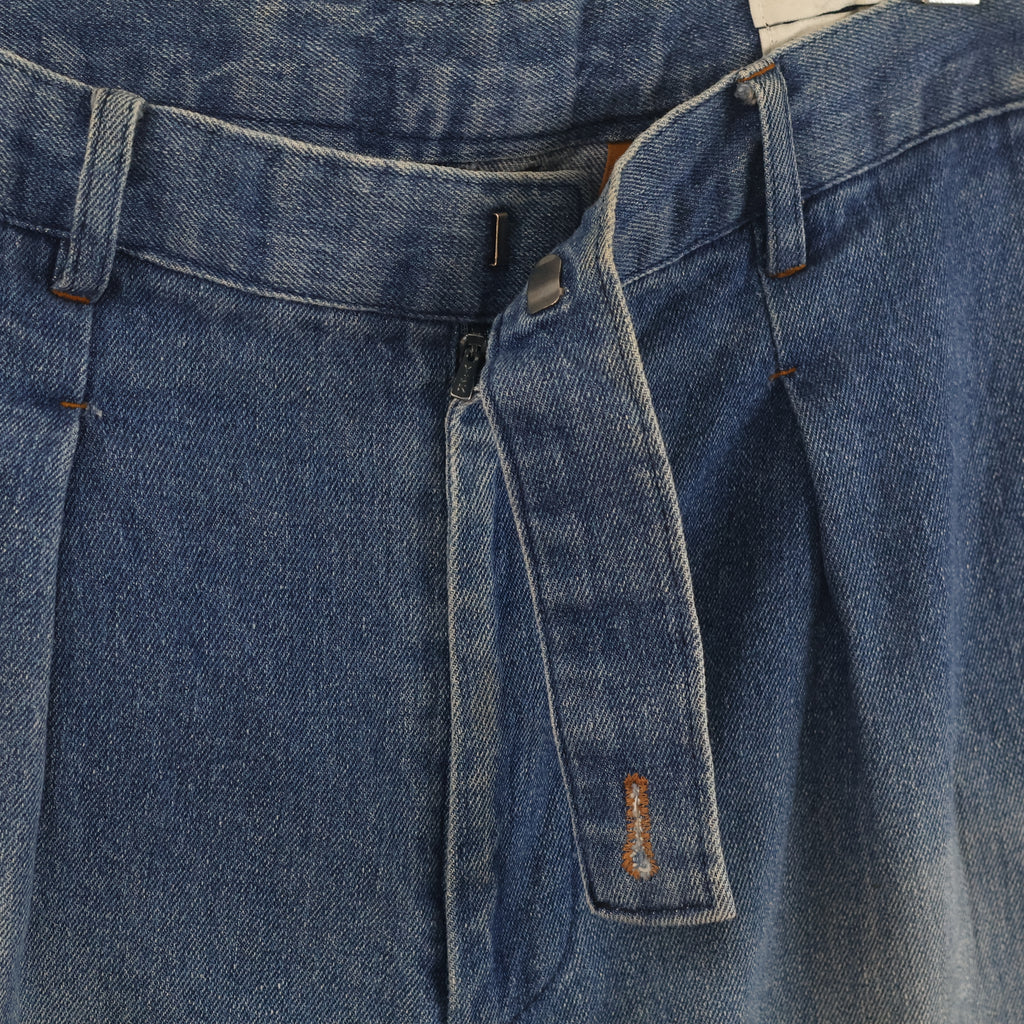 Thrifted Men's Baker Street 221 B Vintage Wash Denim Waist:34/ J1099