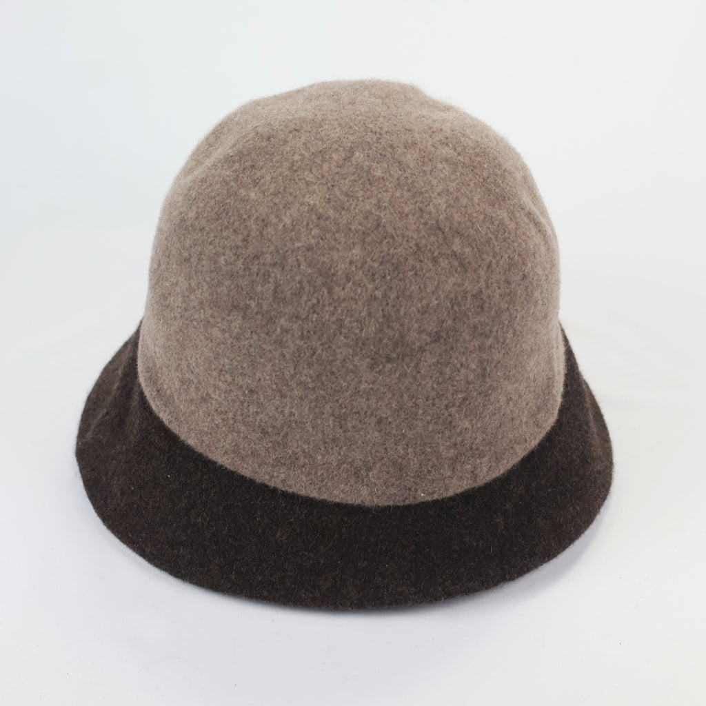 Women’s Premium Brown Wool Beanie - Warm Natural Knit Hat