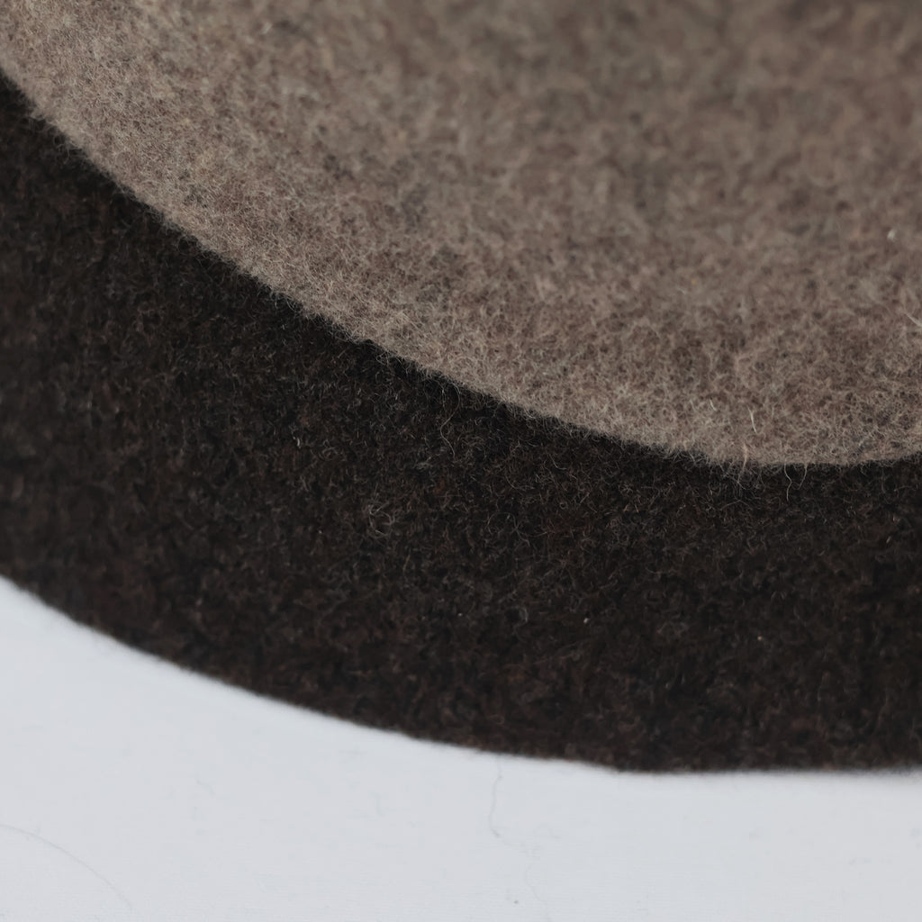Women’s Premium Brown Wool Beanie - Warm Natural Knit Hat