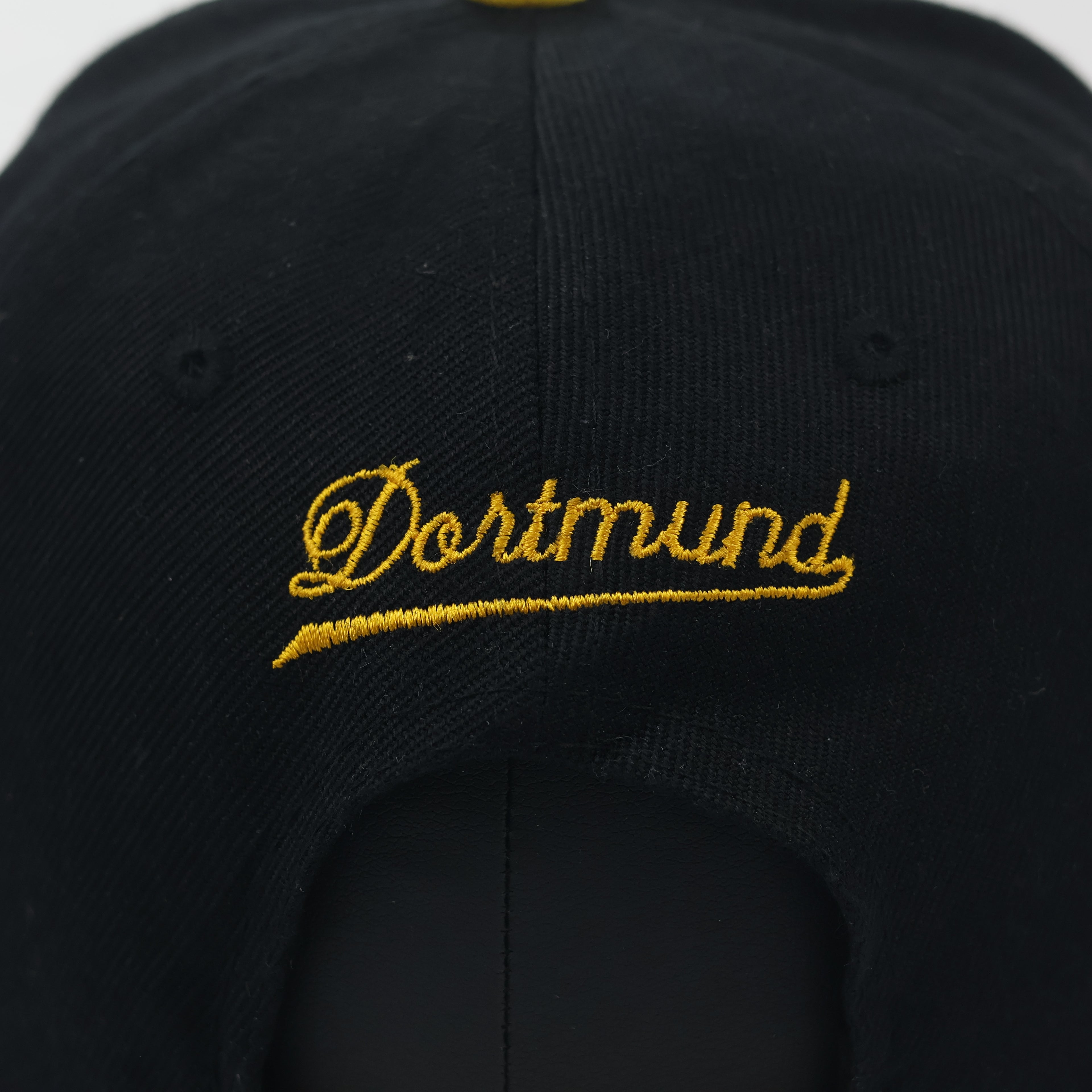 Thrifted Dortmund Script Embroidered Hat - Two-Tone Snapback Cap