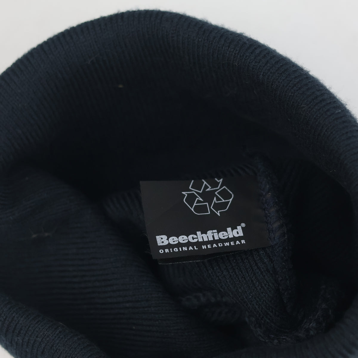 Thrifted Amazon Smile Logo Cuffed Beanie by Beechfield (B45R) (Adult)