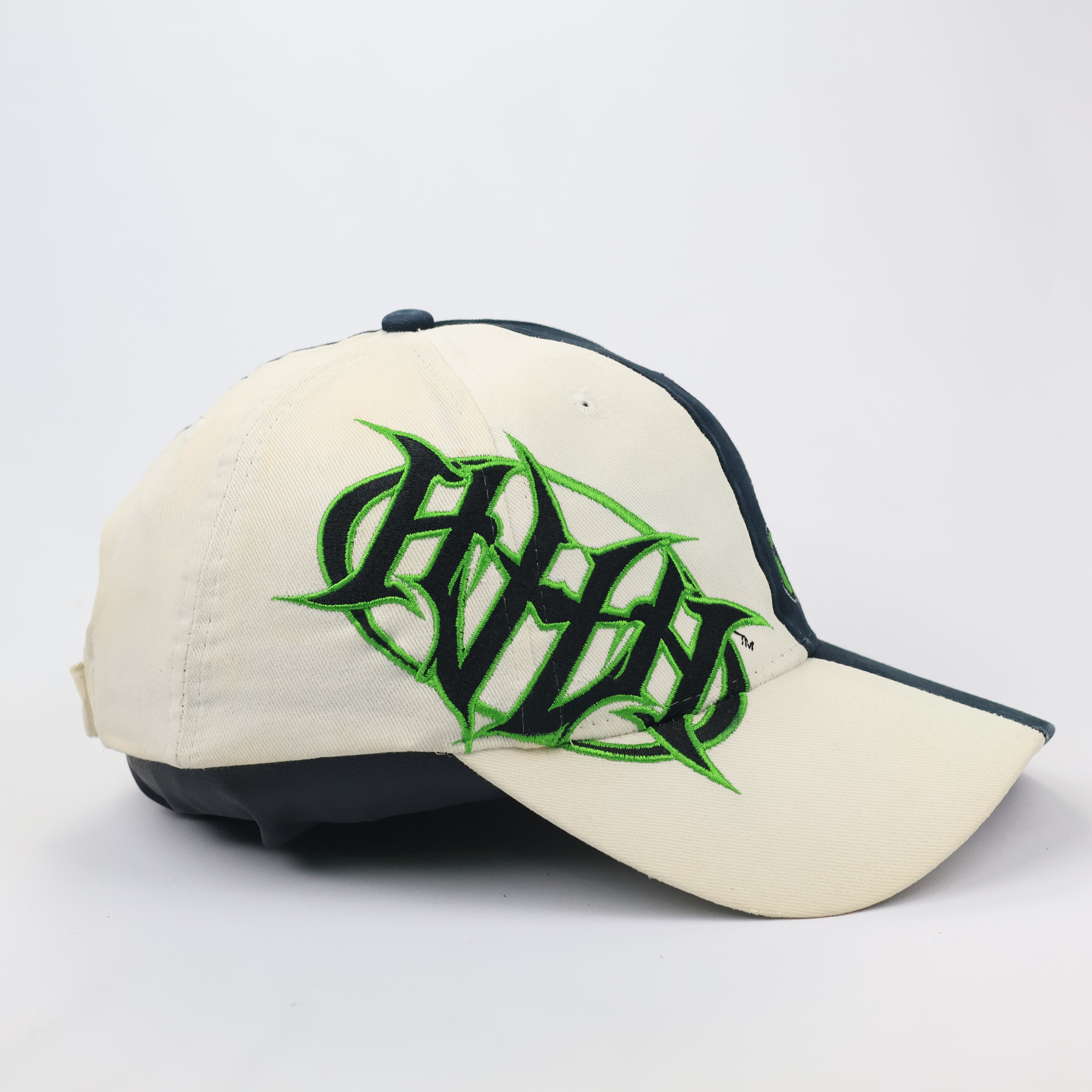 Rare Retro Triple H WWF World Wrestling Federation Cap - Navy & Cream