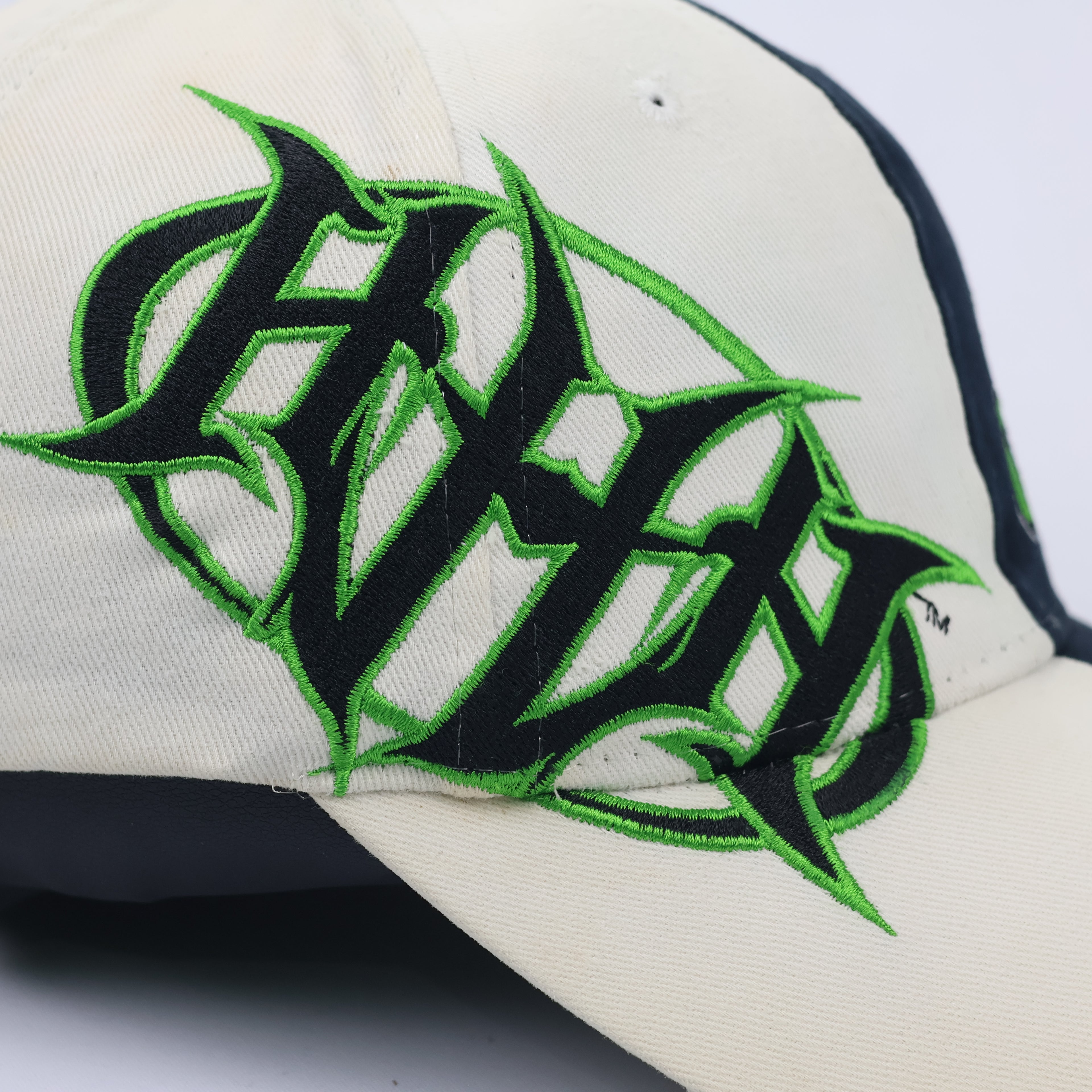 Rare Retro Triple H WWF World Wrestling Federation Cap - Navy & Cream