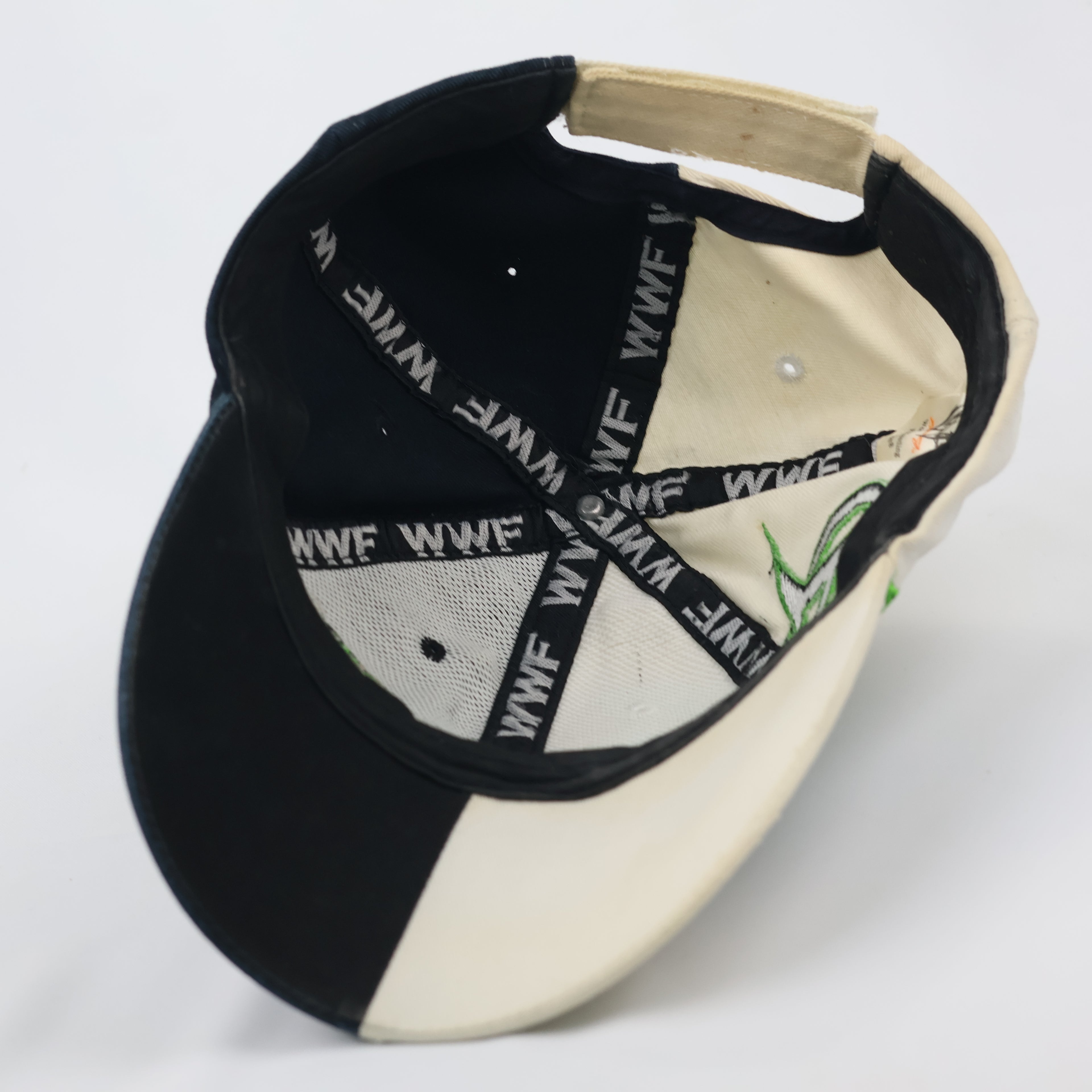 Rare Retro Triple H WWF World Wrestling Federation Cap - Navy & Cream