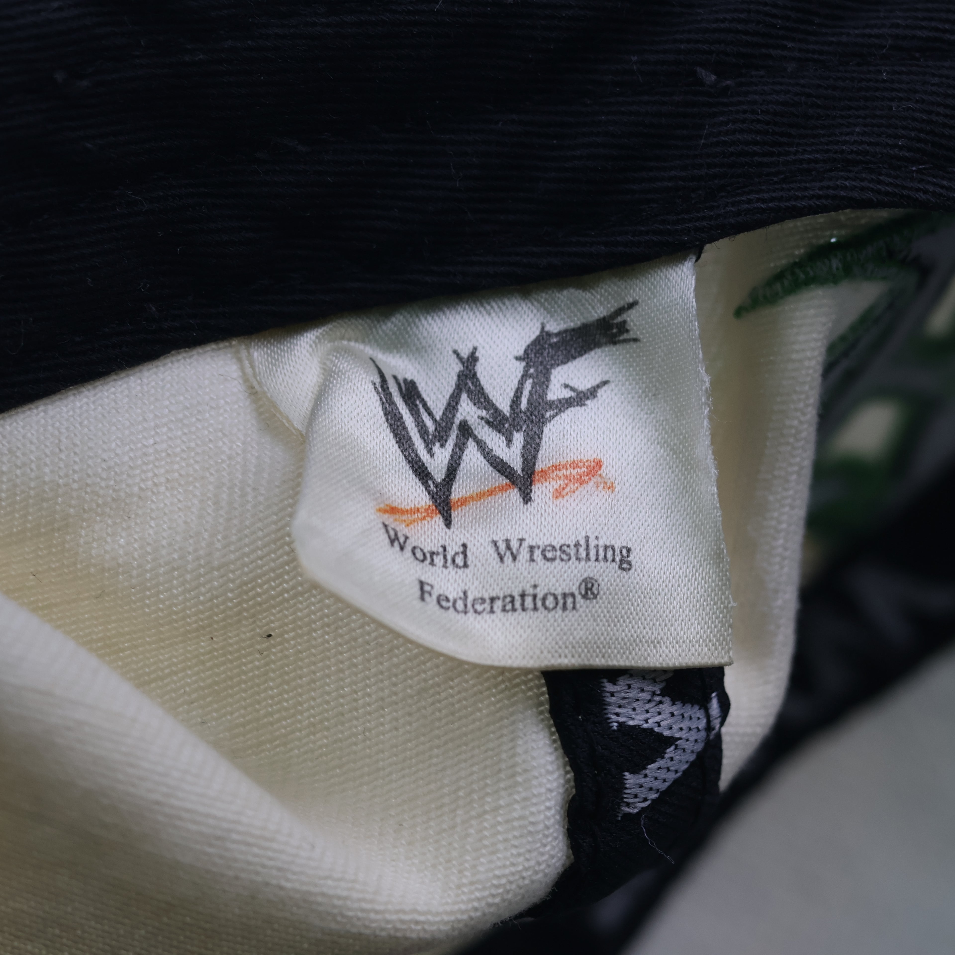 Rare Retro Triple H WWF World Wrestling Federation Cap - Navy & Cream