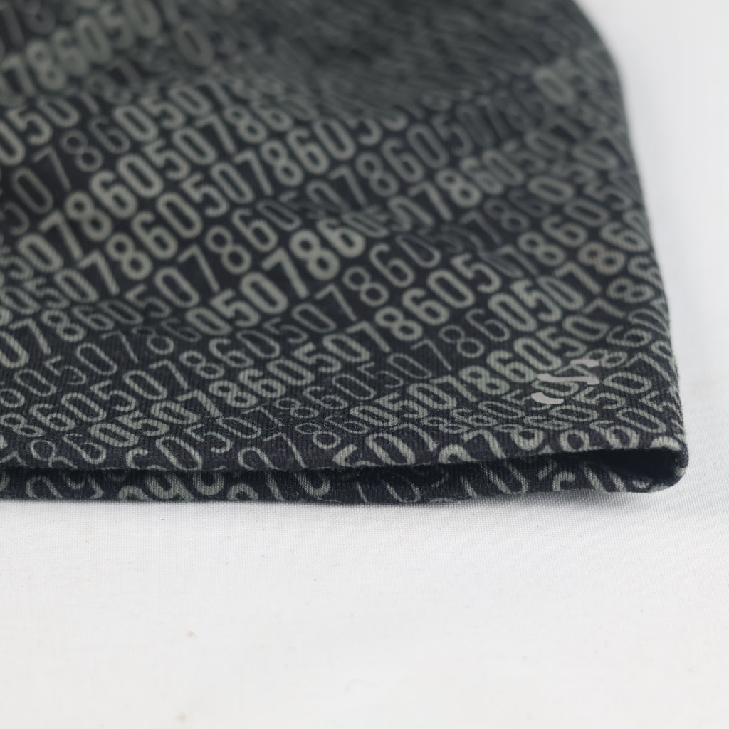 Thrifted H&M Graphic Beanie – Grey Youth/Adult Winter Hat