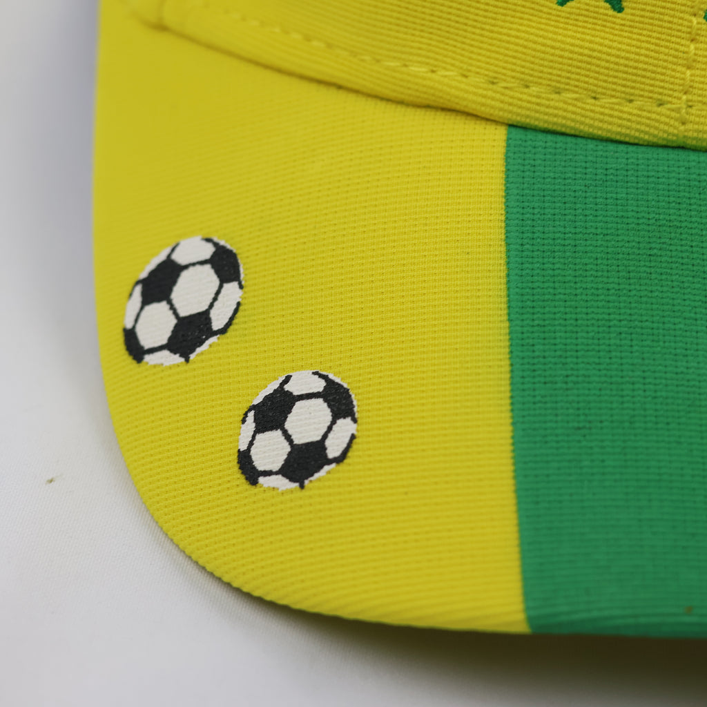 Vintage Brasil National Team Soccer Graphic Cap - Yellow/Green