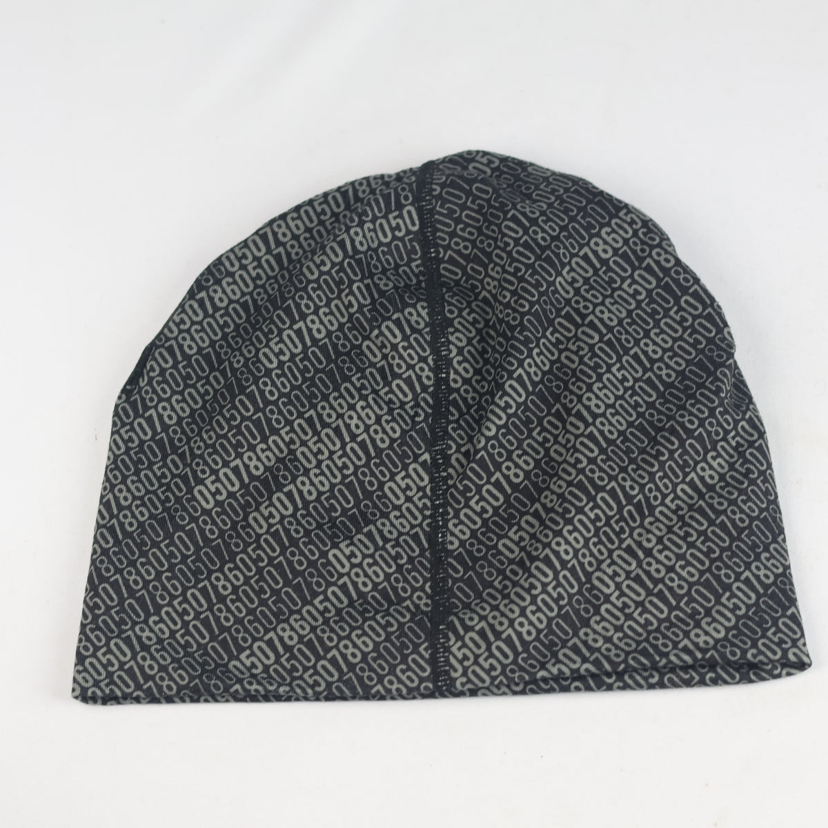 Thrifted H&M Graphic Beanie – Grey Youth/Adult Winter Hat