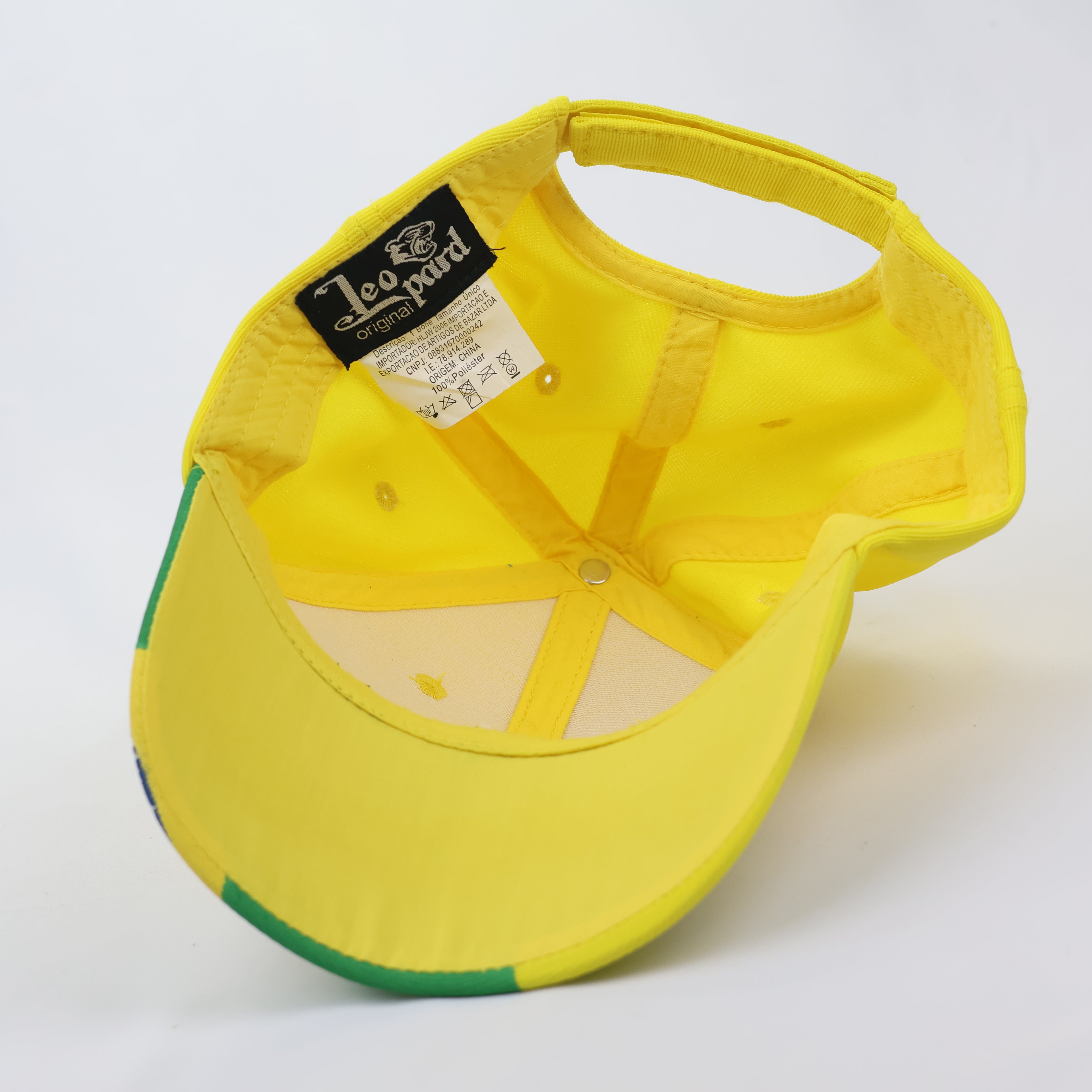 Vintage Brasil National Team Soccer Graphic Cap - Yellow/Green