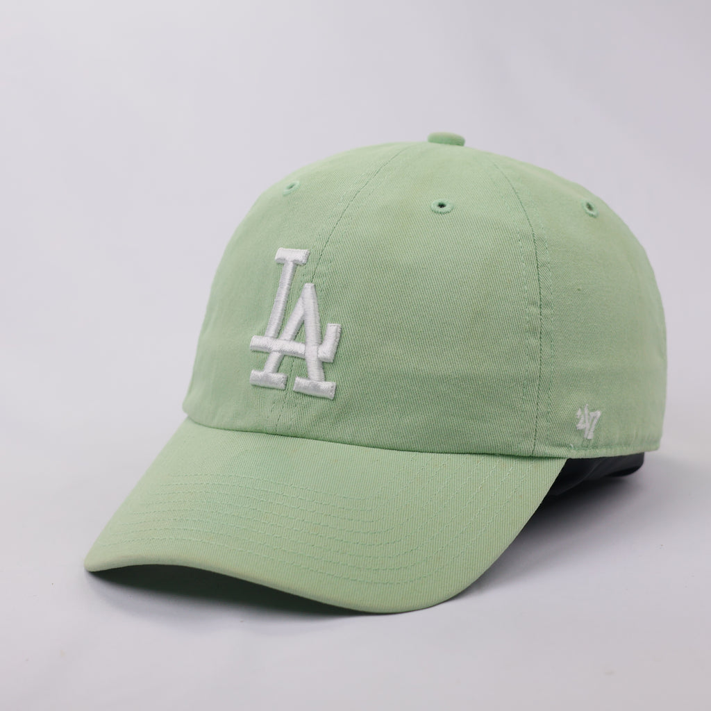 '47 Brand Los Angeles Dodgers MLB Clean Up Thrifted Cap - Mint Green