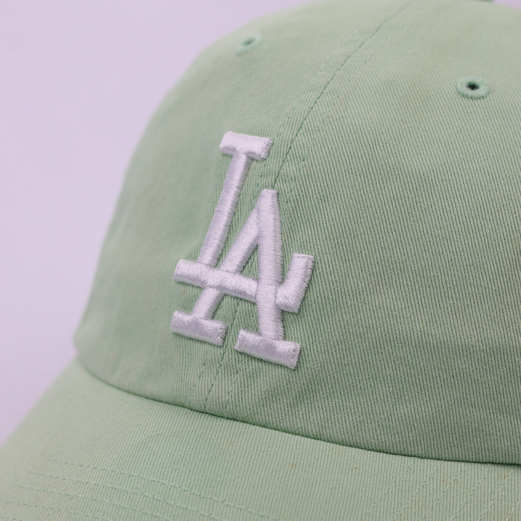 '47 Brand Los Angeles Dodgers MLB Clean Up Thrifted Cap - Mint Green