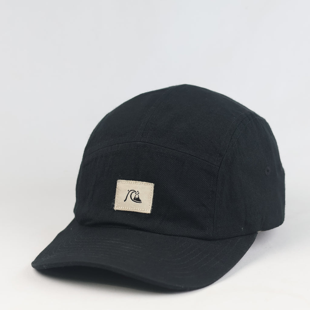 Thrifted Quiksilver The Classics Yupoong Black 5-Panel Cap (Size 57–59 cm) | 11015
