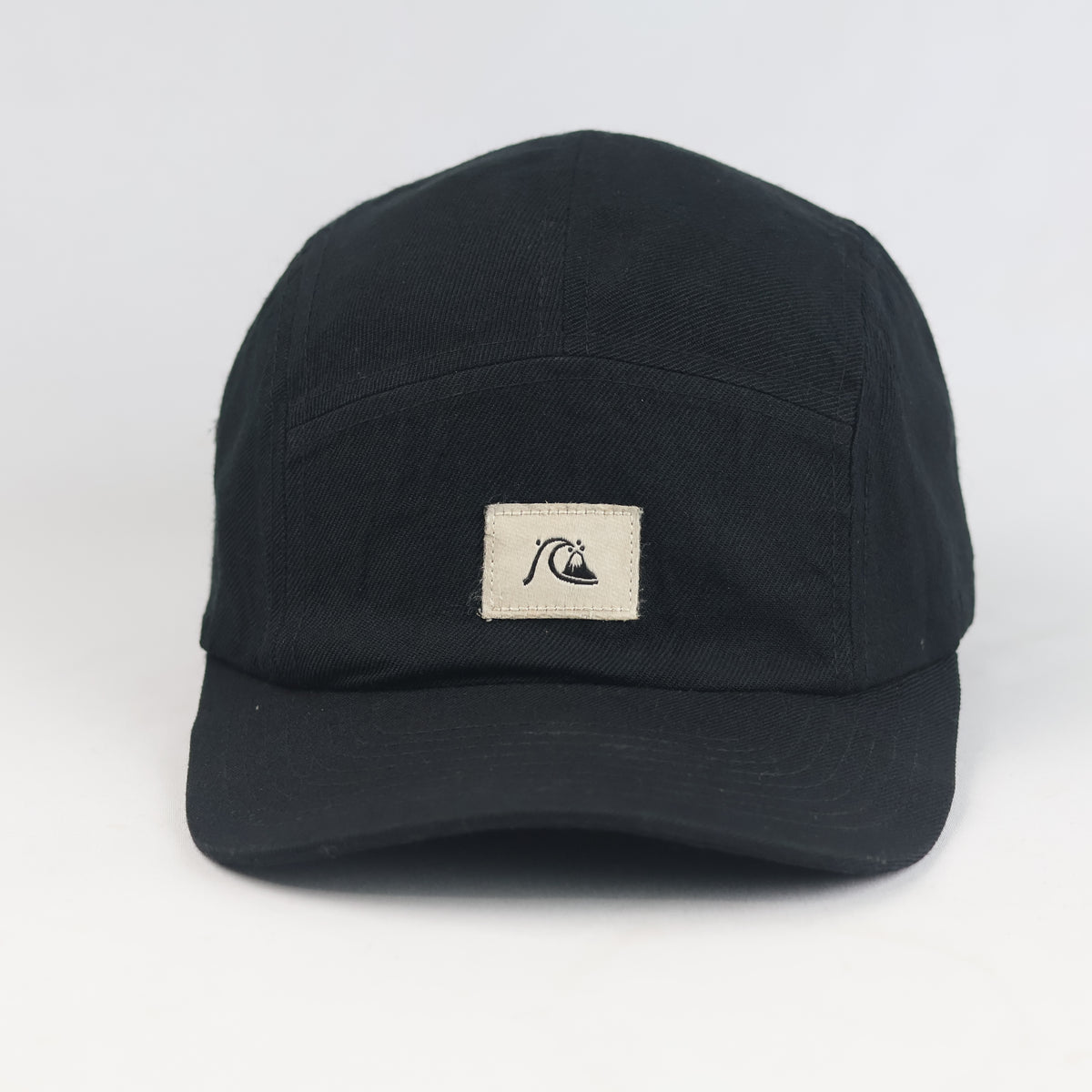 Thrifted Quiksilver The Classics Yupoong Black 5-Panel Cap (Size 57–59 cm) | 11015