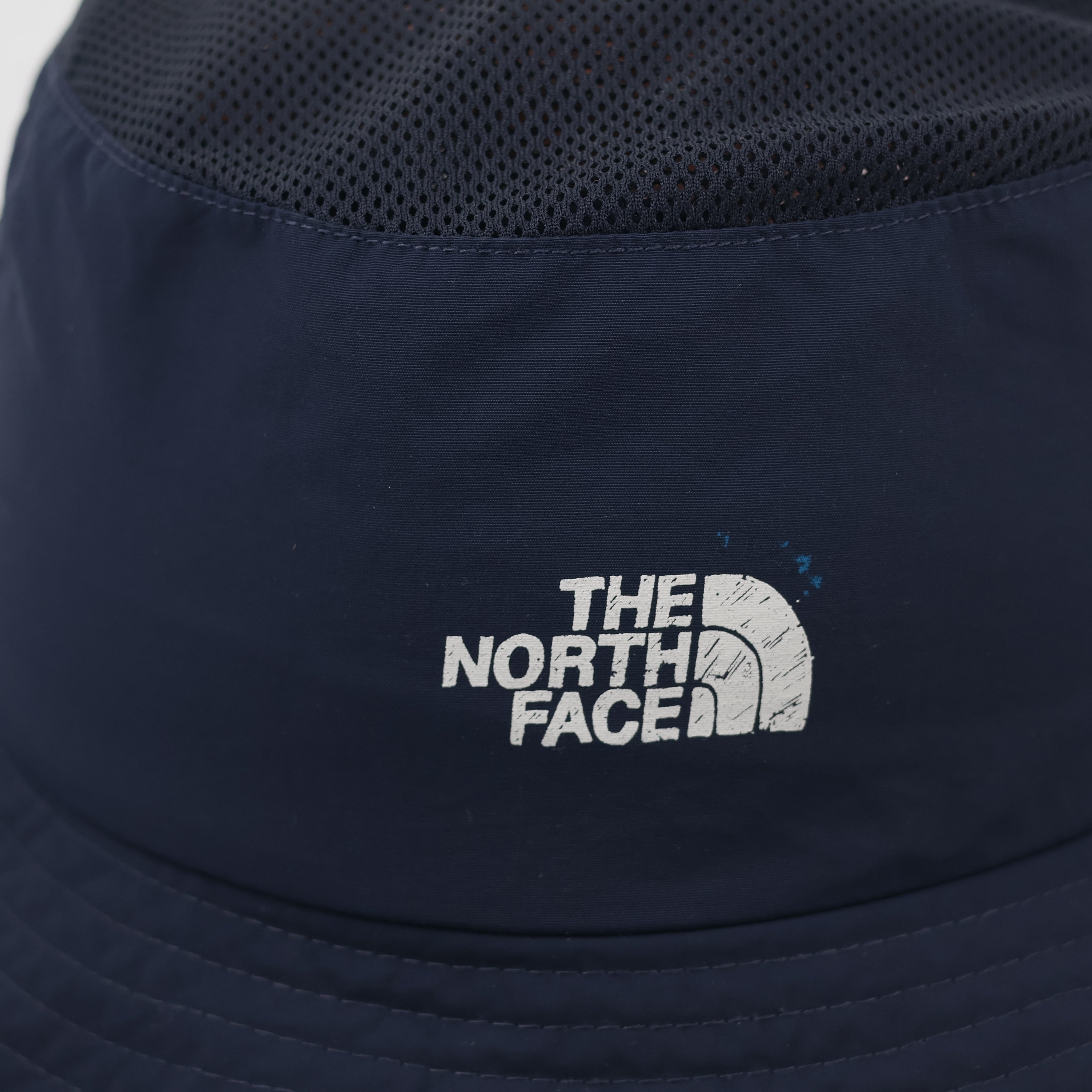 TNF Technical Navy Bucket Thrifted Hat - Breathable Mesh Crown Hiking Cap