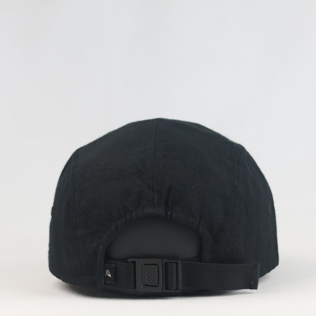 Thrifted Quiksilver The Classics Yupoong Black 5-Panel Cap (Size 57–59 cm) | 11015