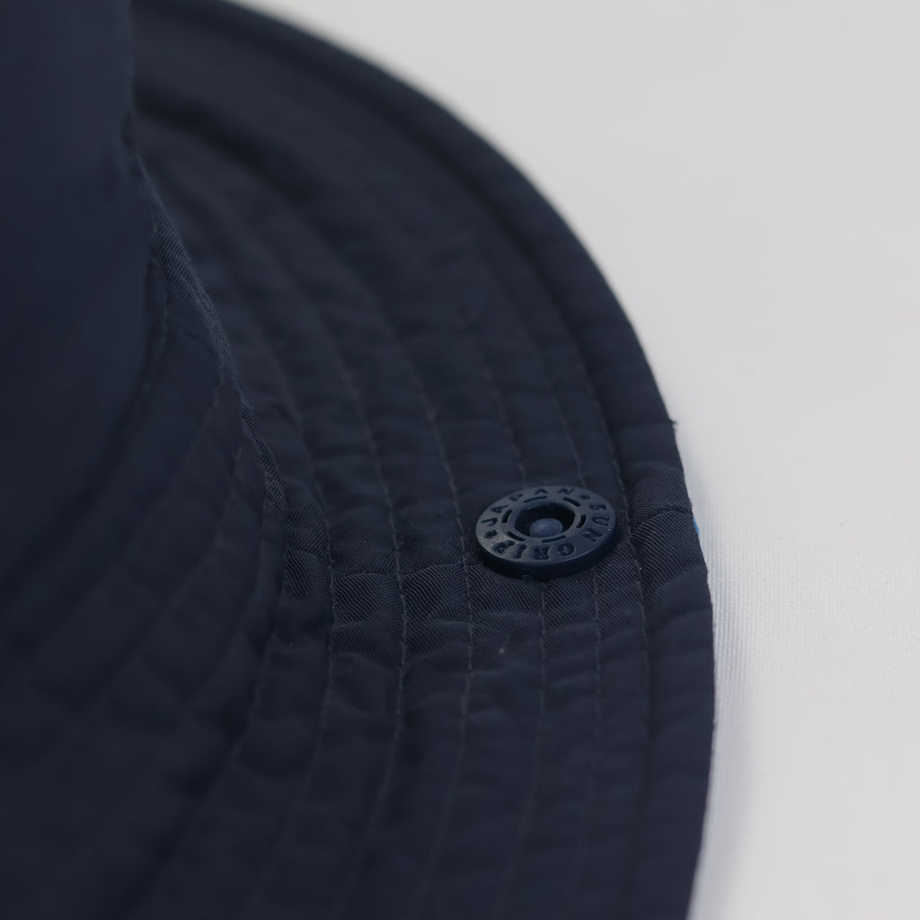 TNF Technical Navy Bucket Thrifted Hat - Breathable Mesh Crown Hiking Cap