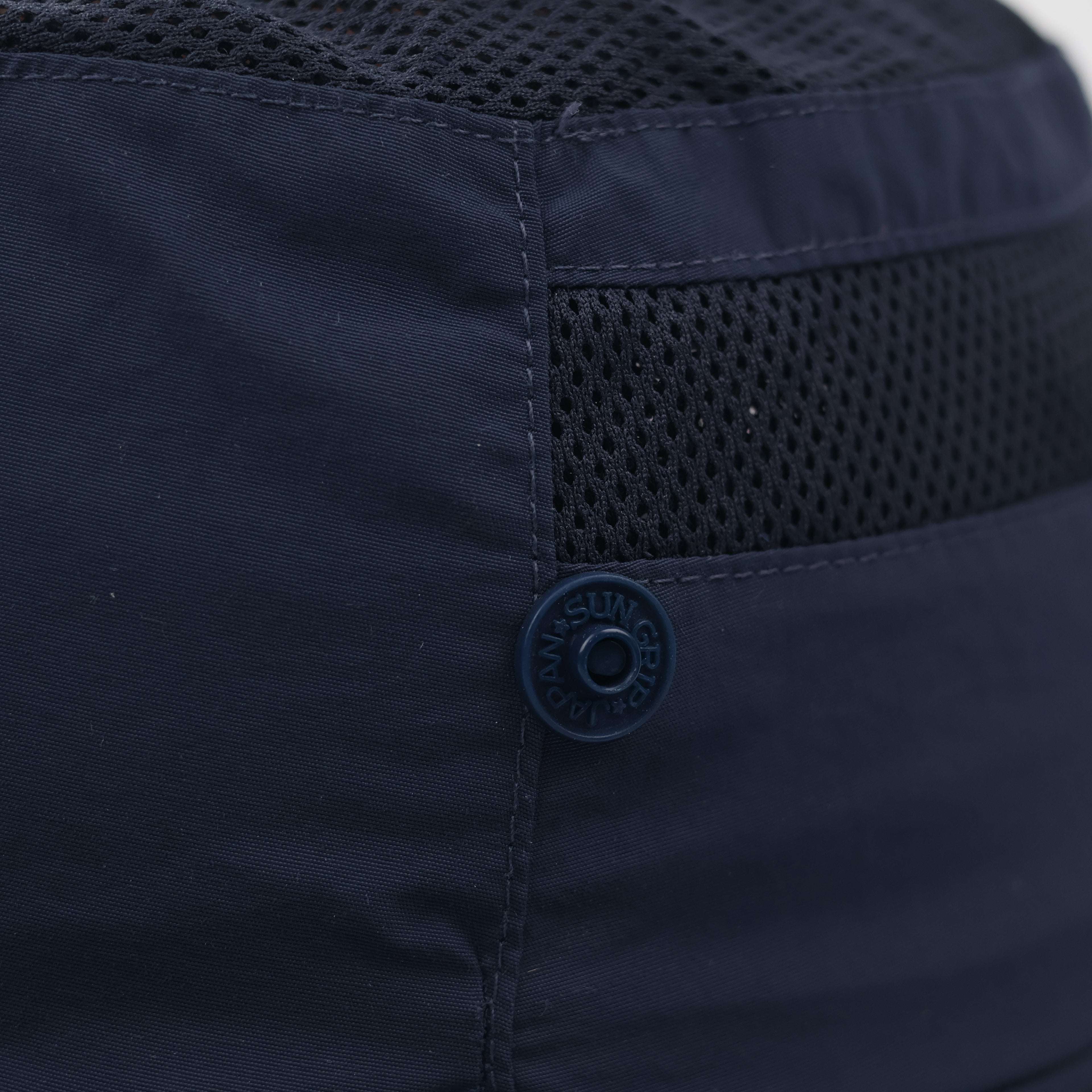 TNF Technical Navy Bucket Thrifted Hat - Breathable Mesh Crown Hiking Cap