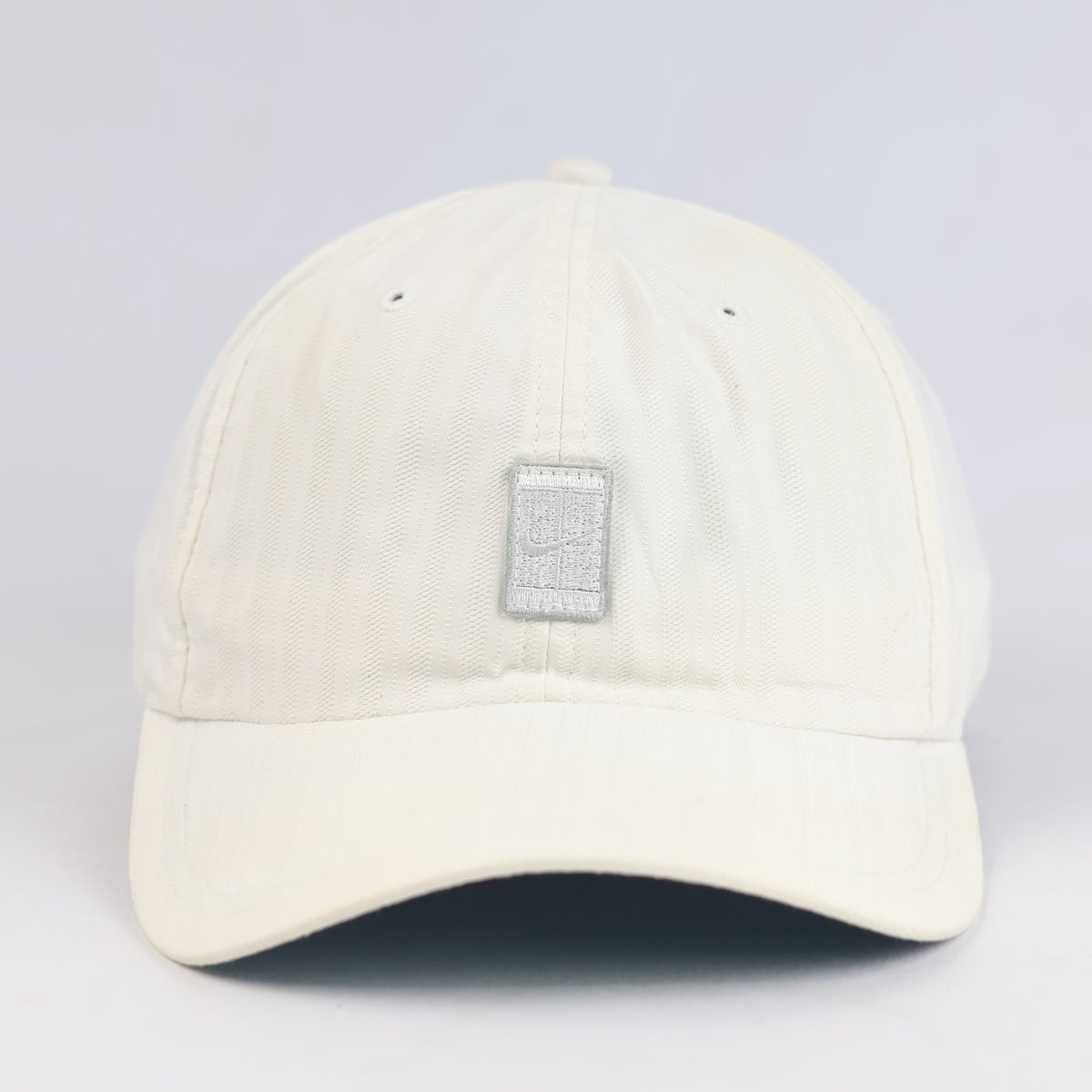Thrifted Vintage Nike Court Off-White Tennis Strapback Cap (Size 57–59 cm) |11016