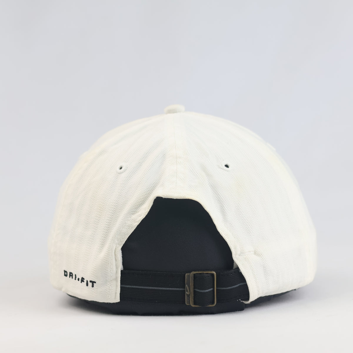 Thrifted Vintage Nike Court Off-White Tennis Strapback Cap (Size 57–59 cm) |11016
