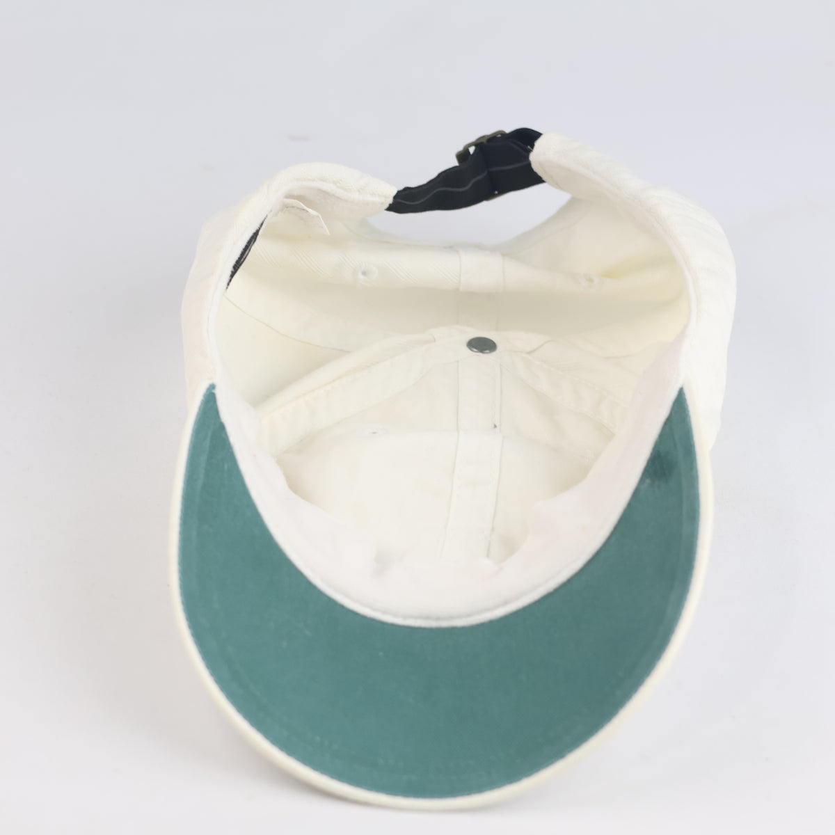 Thrifted Vintage Nike Court Off-White Tennis Strapback Cap (Size 57–59 cm) |11016